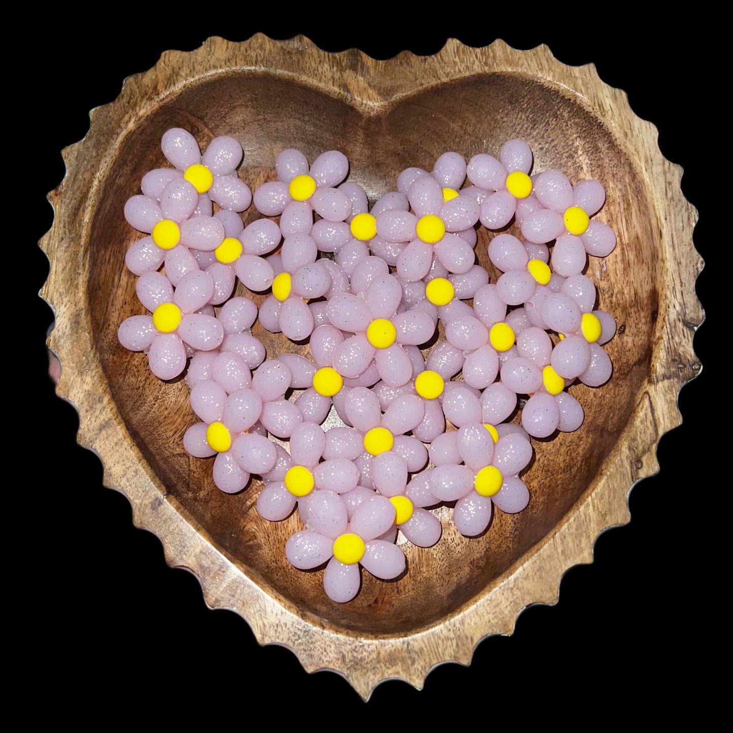 3D Light Purple Daisy (GLOW)