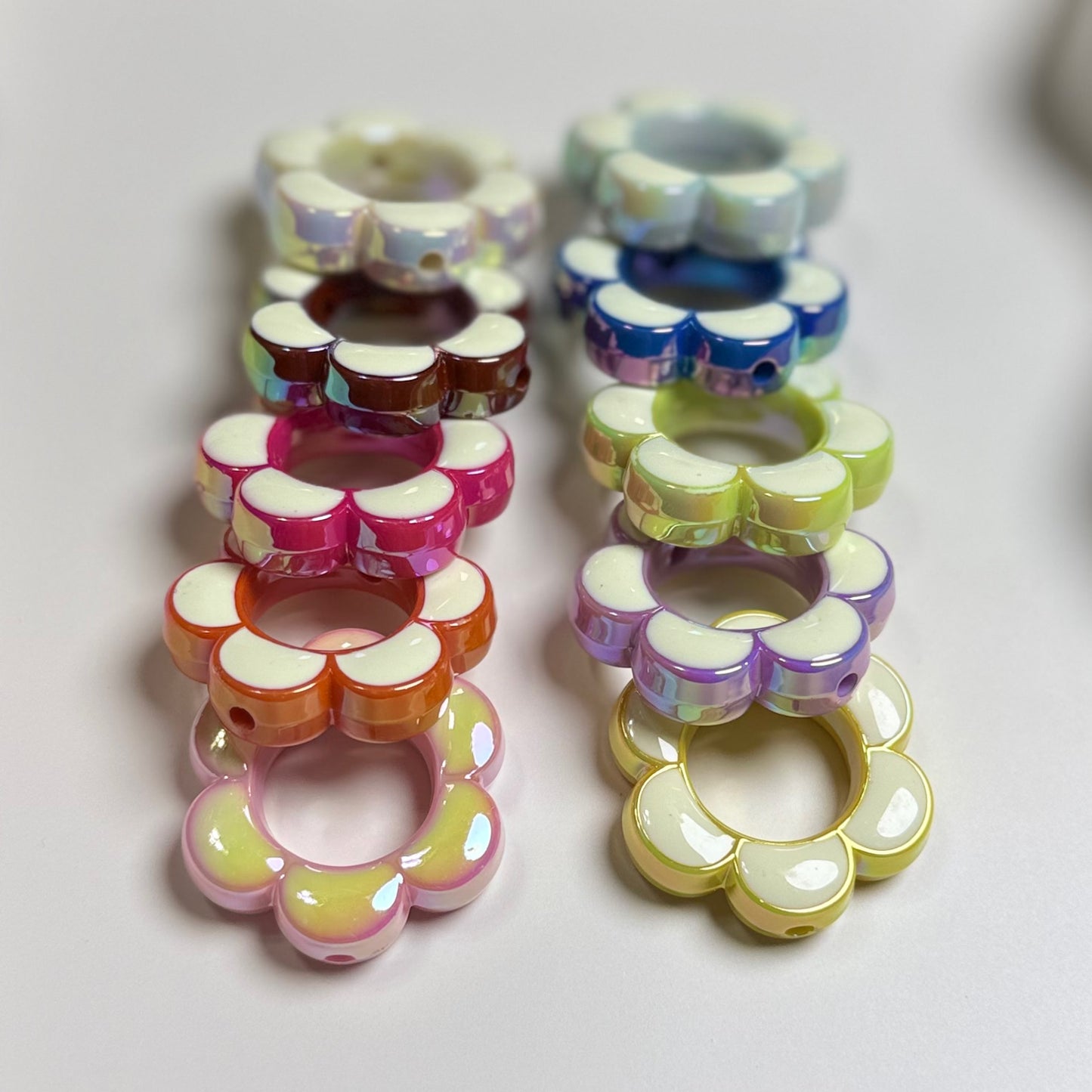 UV Mixed Color Acrylic Flower Frames