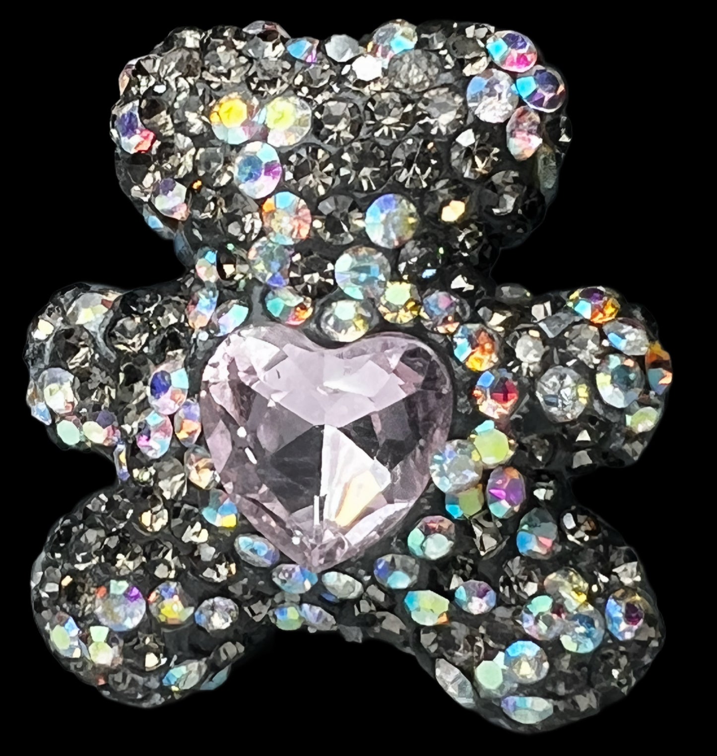 Teddy Bear Rhinestone Beads