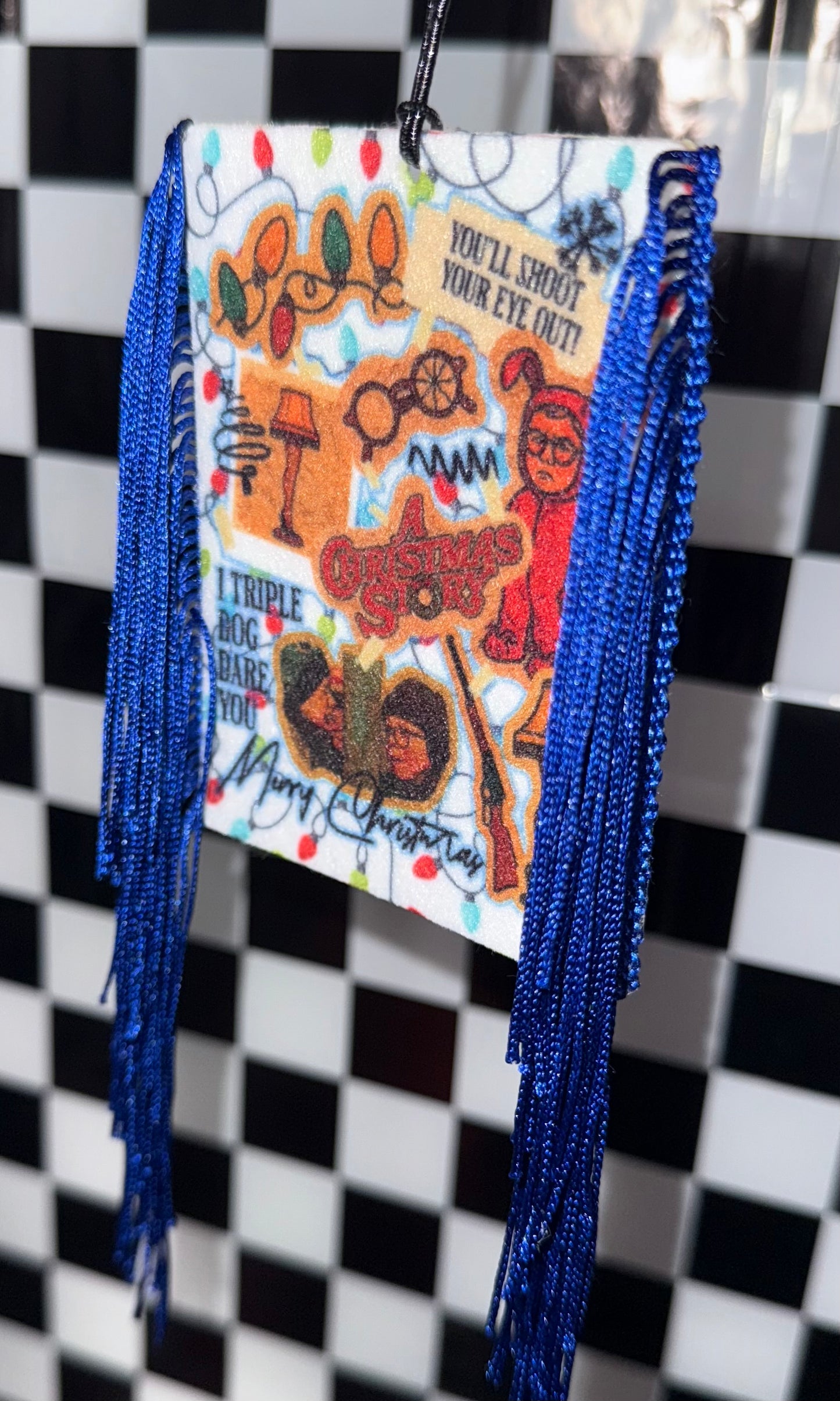 Christmas Story Lights Felt Freshie