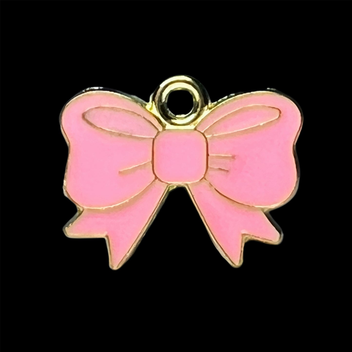 Gold Pink Bow