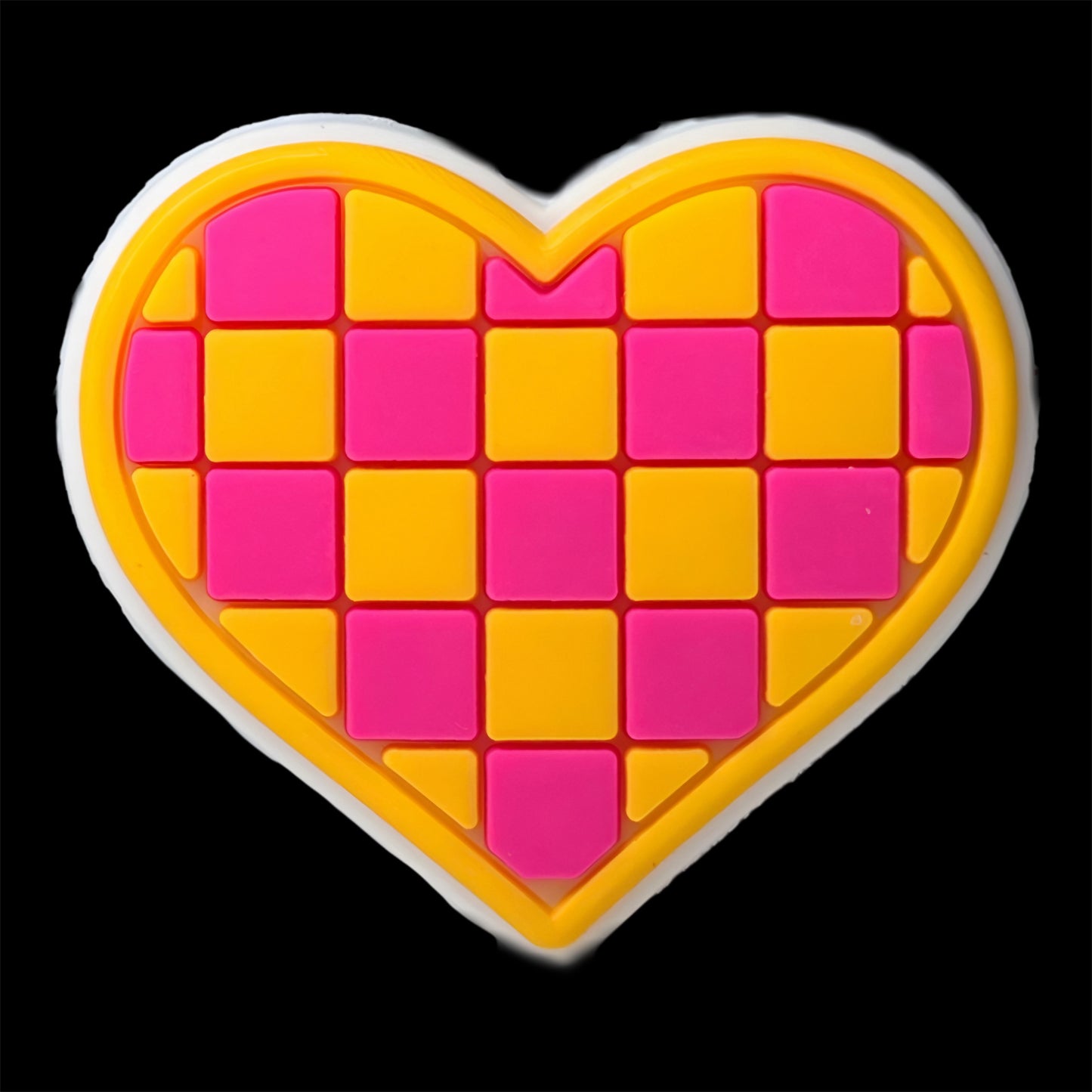 Checkered Heart Mix Focal
