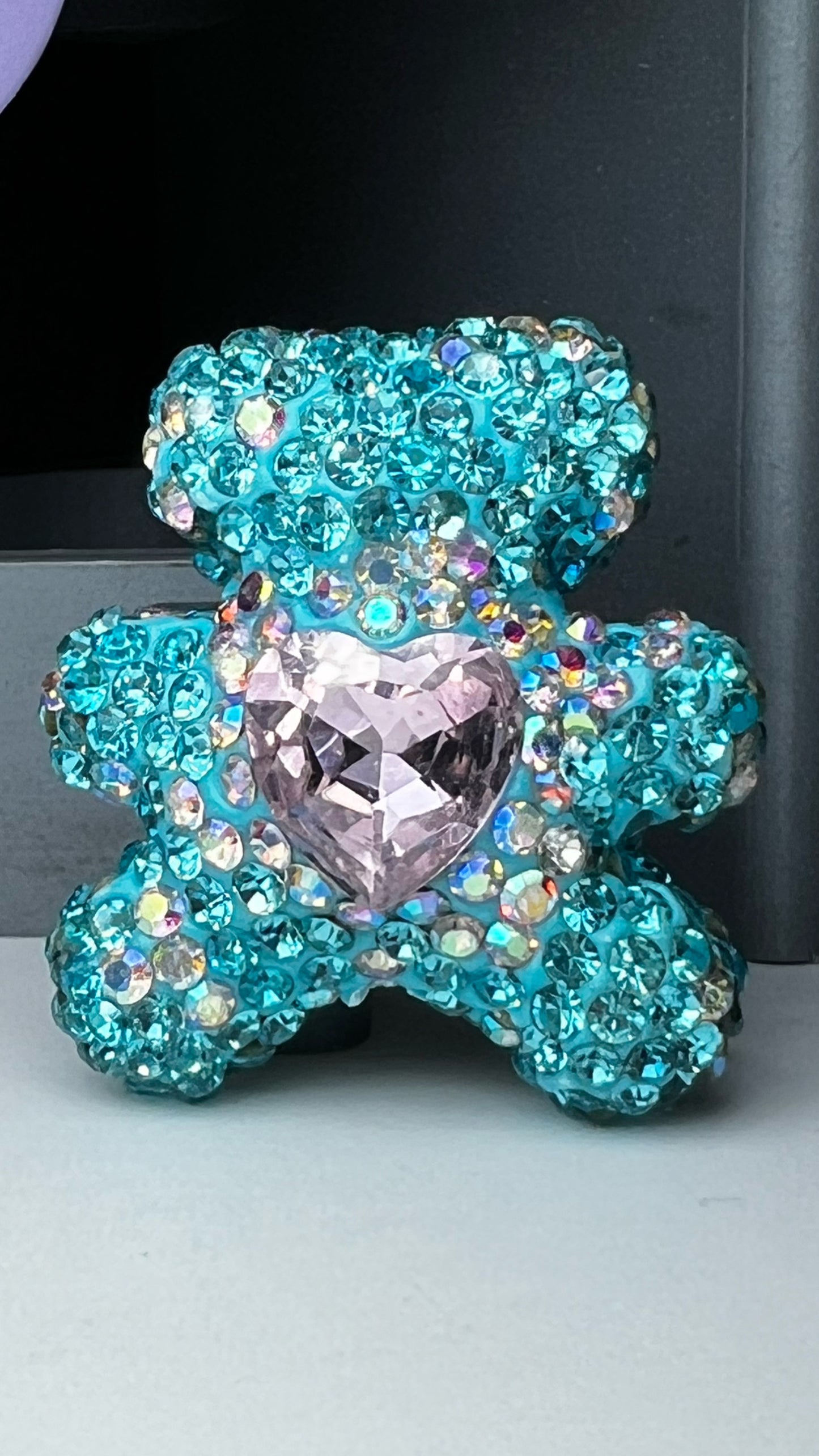 Teddy Bear Rhinestone Beads