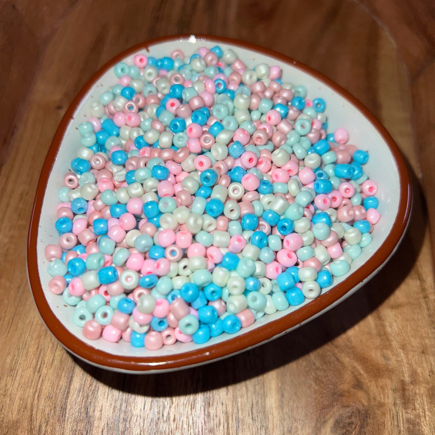 2mm “Cotton Candy” Glass Bead Mix