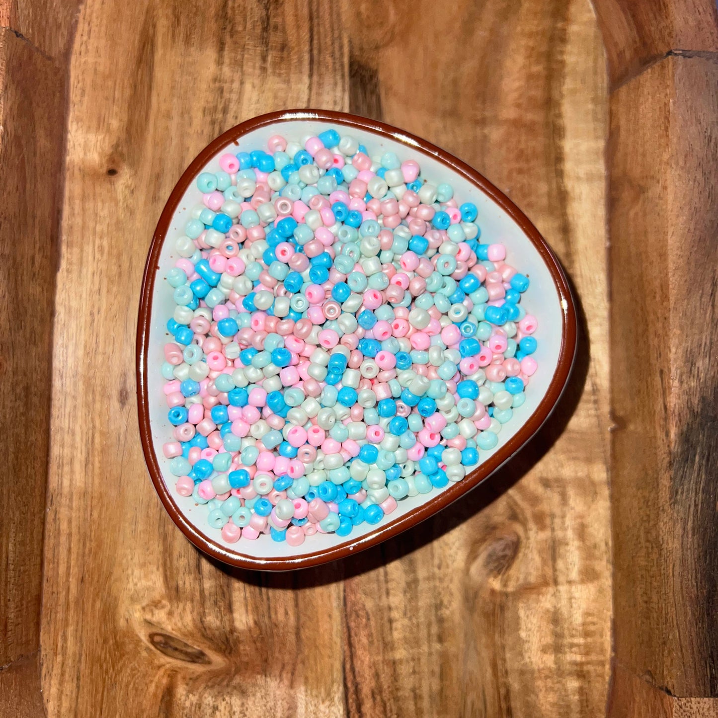 2mm “Cotton Candy” Glass Bead Mix