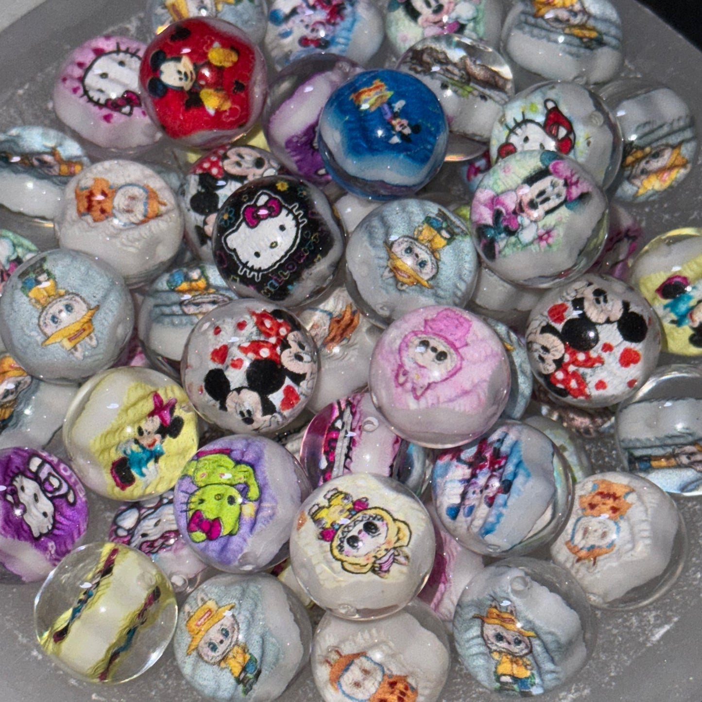 Character Mix Resin Bead