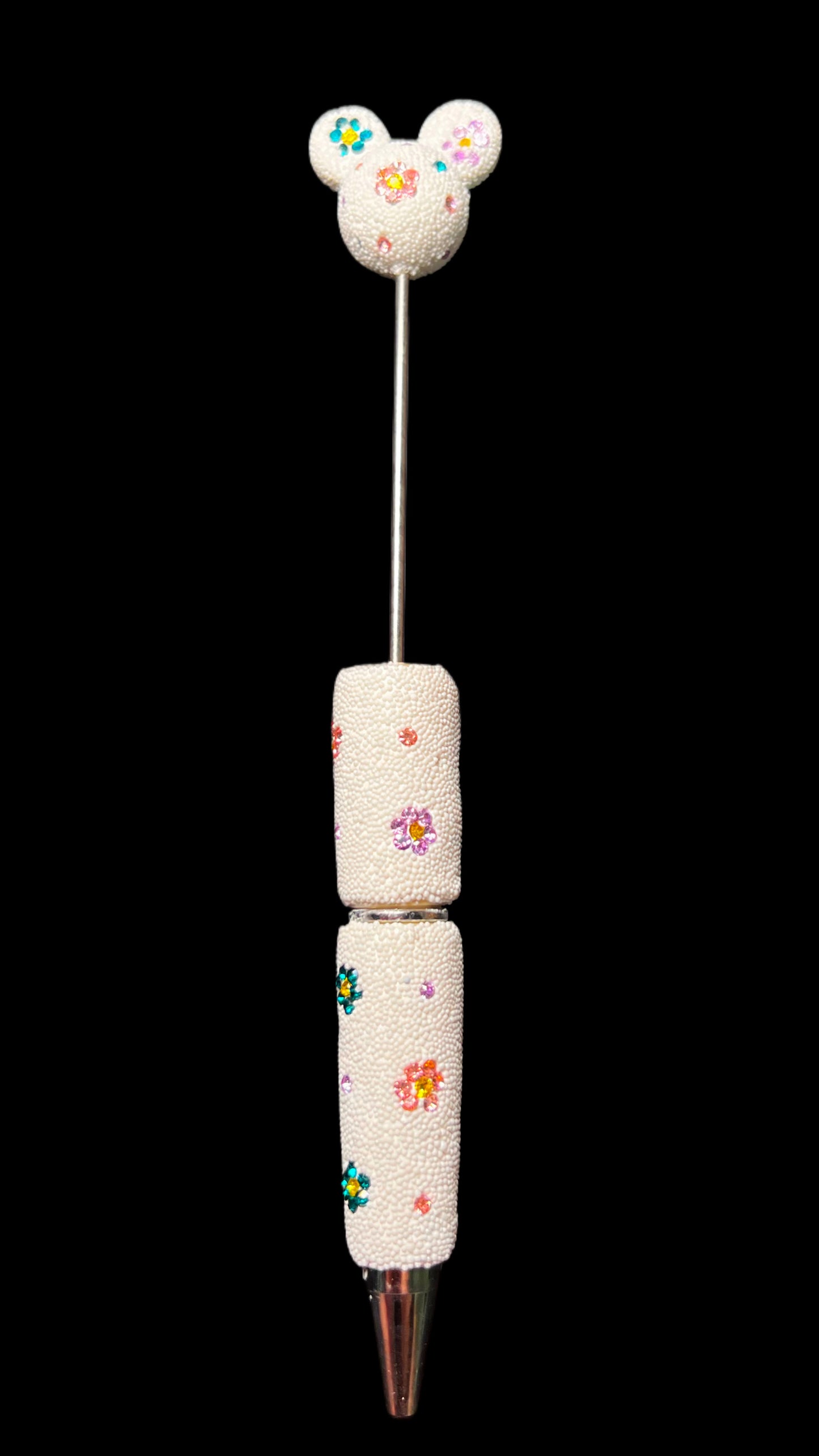 Fancy Pearl and Rhinestone Daisy Bead-able Pens