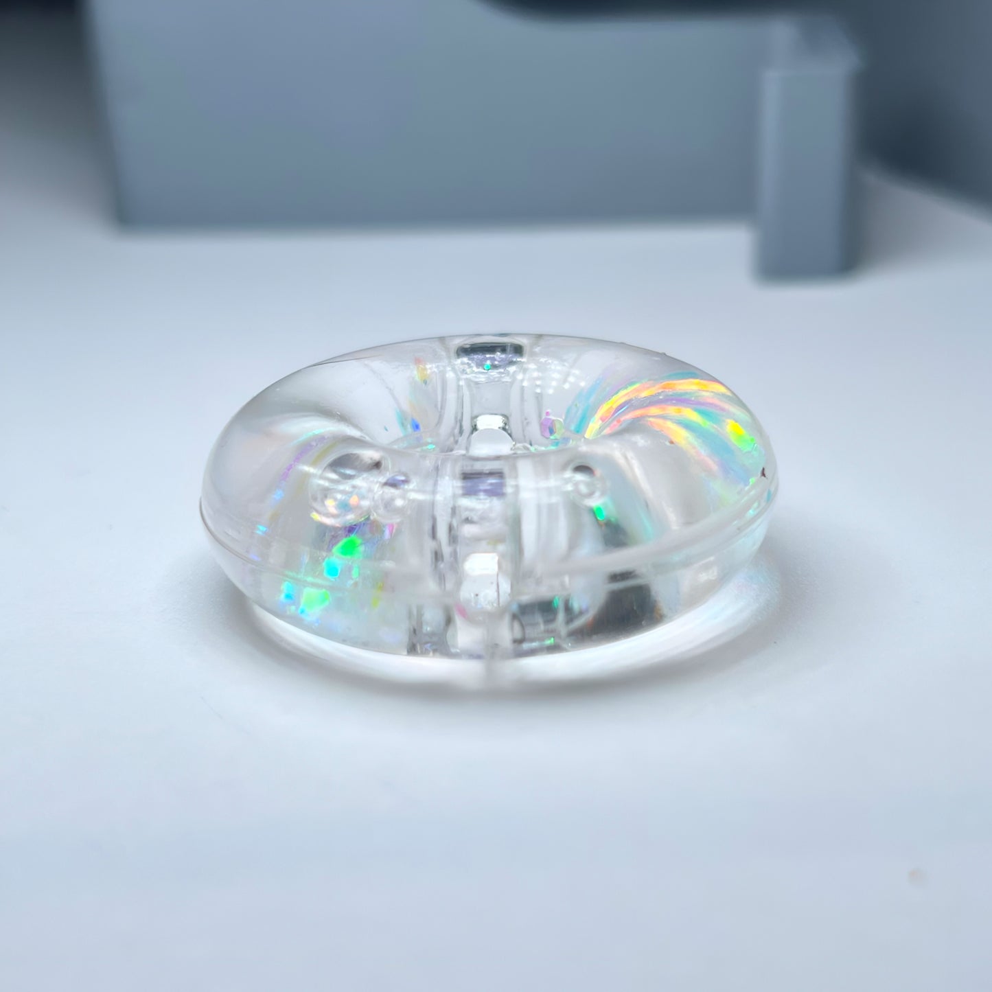 Water Donut Floaty Acrylic Bead Mix
