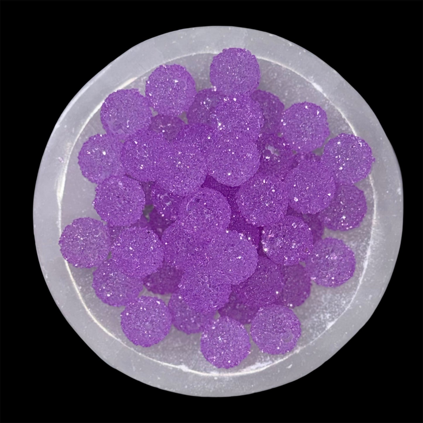 Lilac Jelly Sugar Acrylic Bead (1 Count)