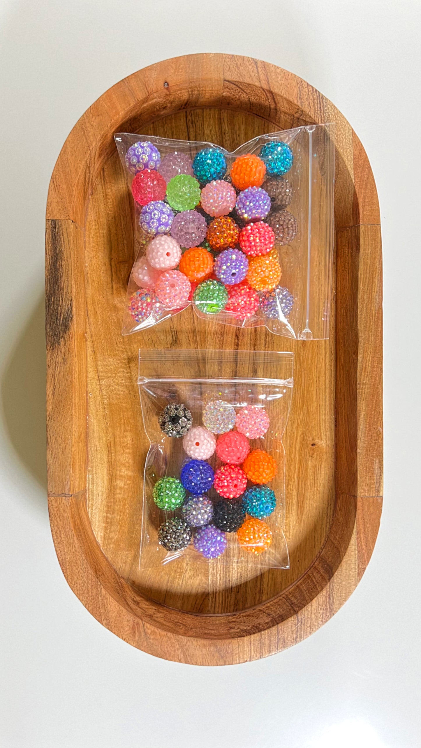 20mm Rhinestone Acrylic Bead (Random Mix)
