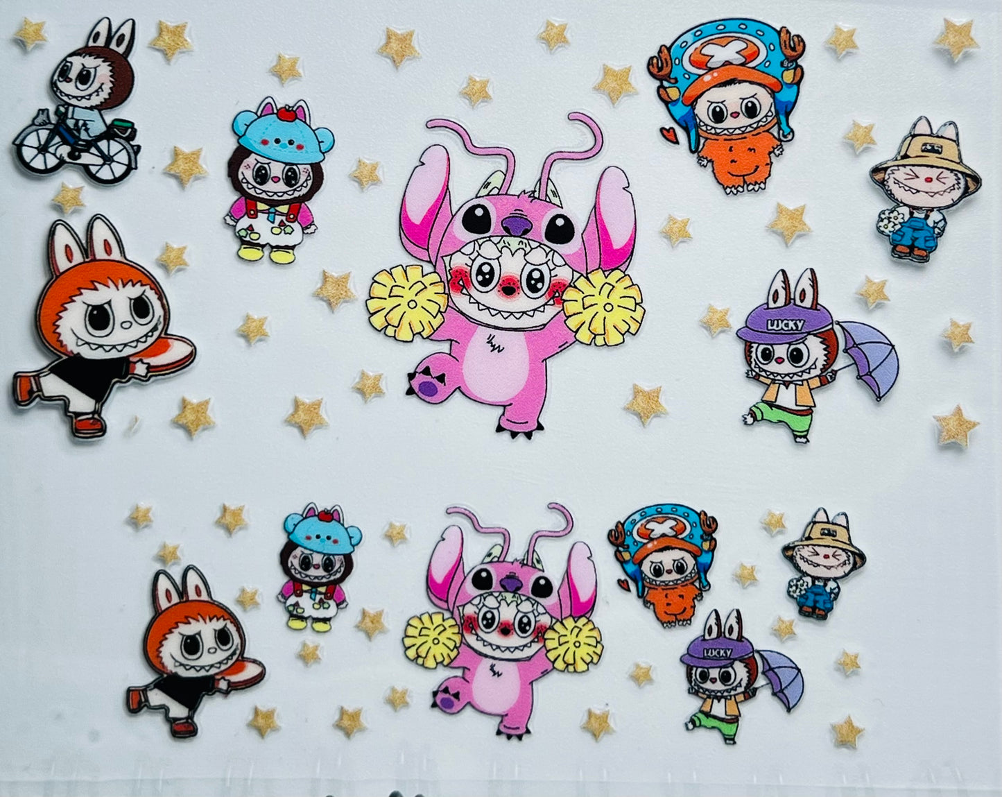 Mini Cup Wraps "CHARACTER" Mix #1