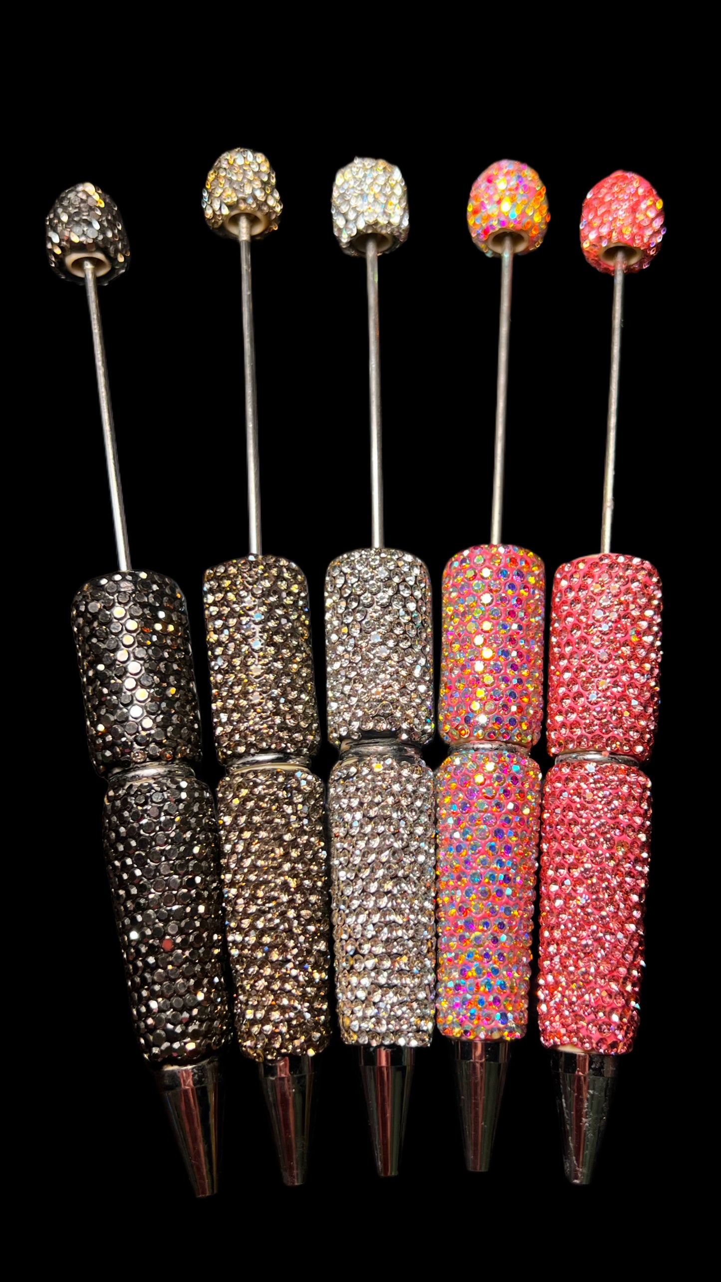 Fancy Rhinestone Bead-able Pens #1