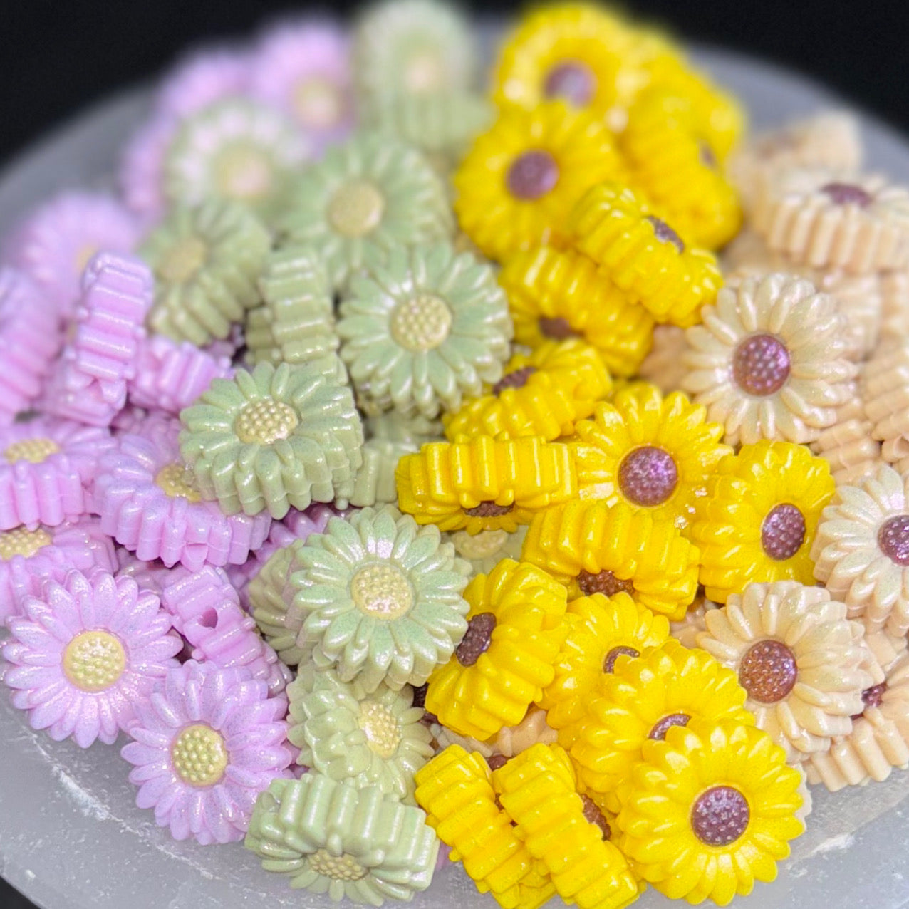 Opal Sunflower Mini Focals 16mm (4 colors)