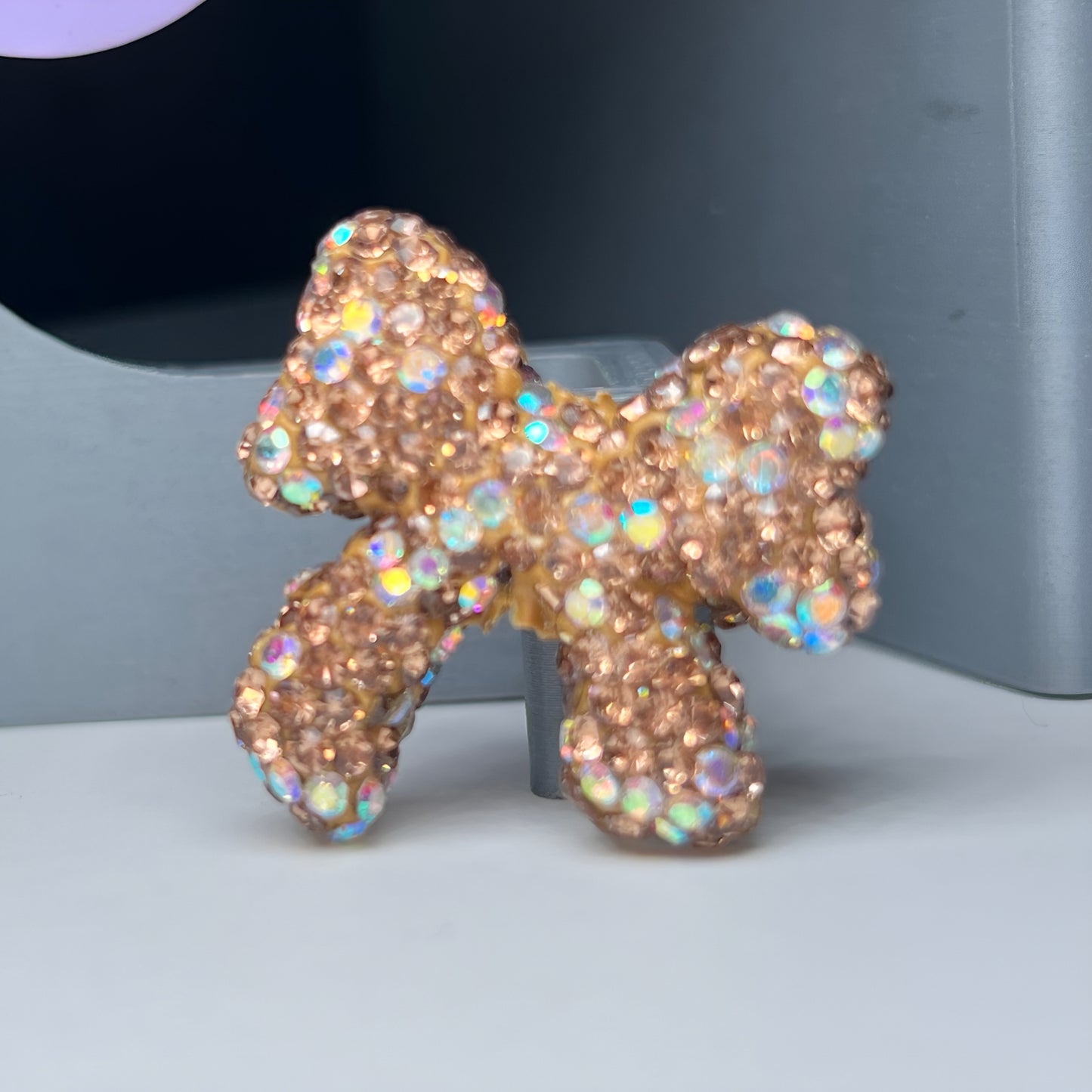 Bow Rhinestone Bead