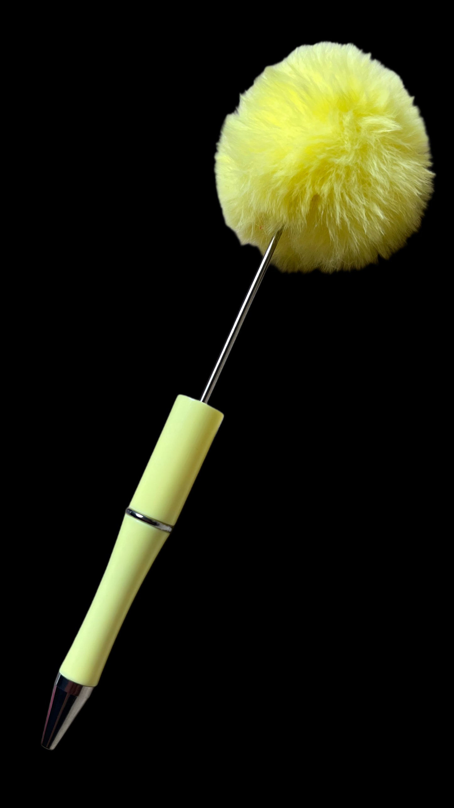 Fluffy Topper Bead-able Pen Mixed Colors