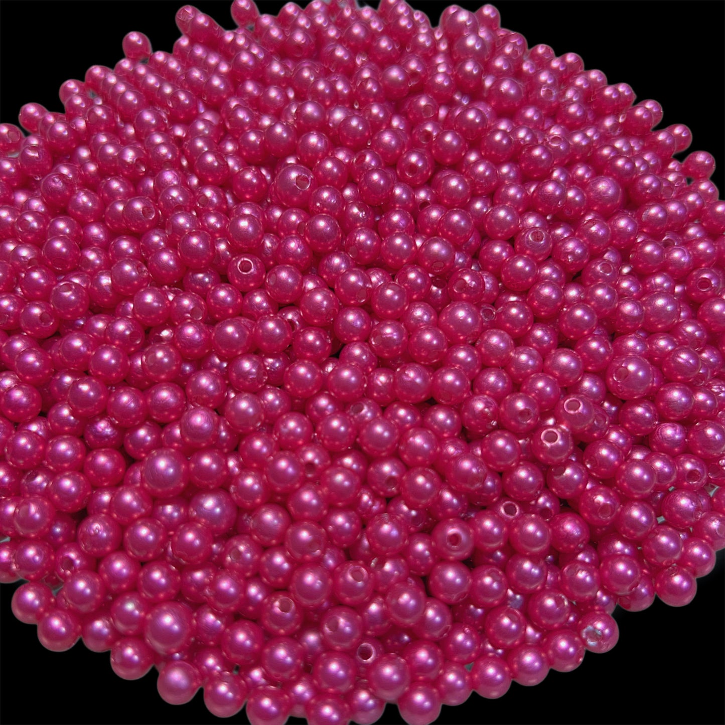 4mm Barbie Pink Pearl Beads (NFP)