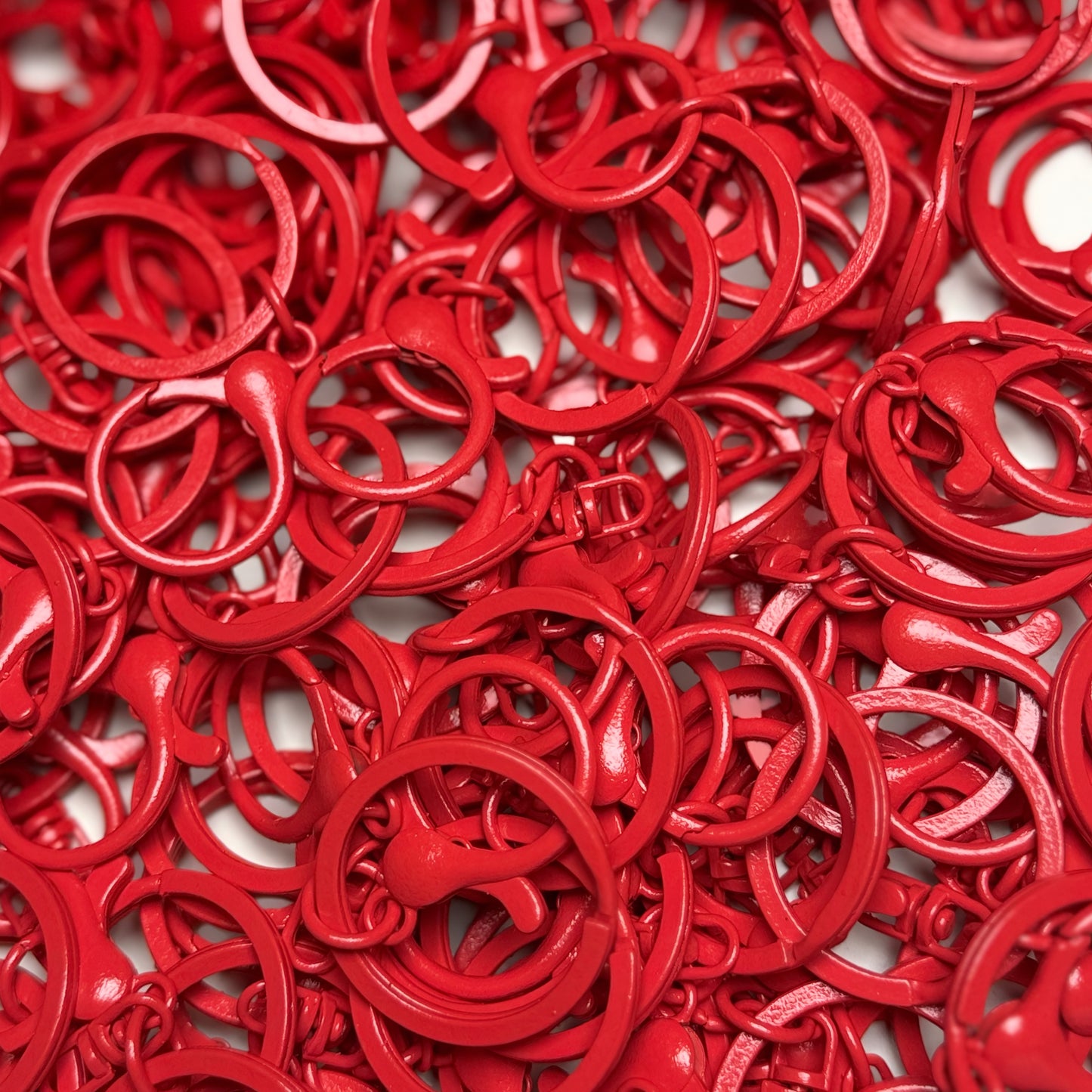 Red Keychain Ring Attachment