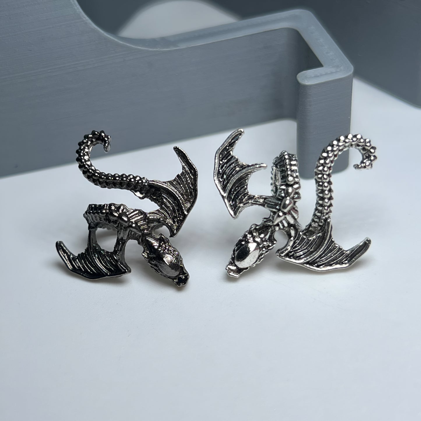 Dragon Wrapped Metal Charm