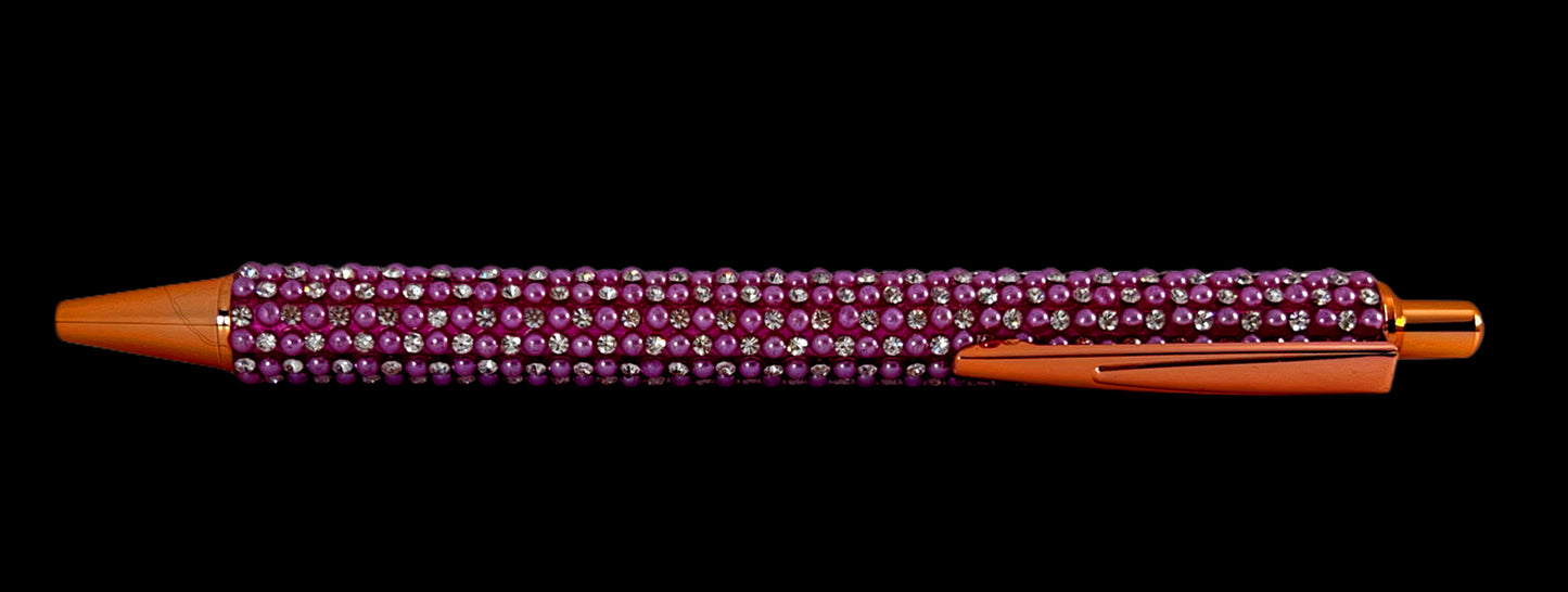 Pearl Rhinestone Pen