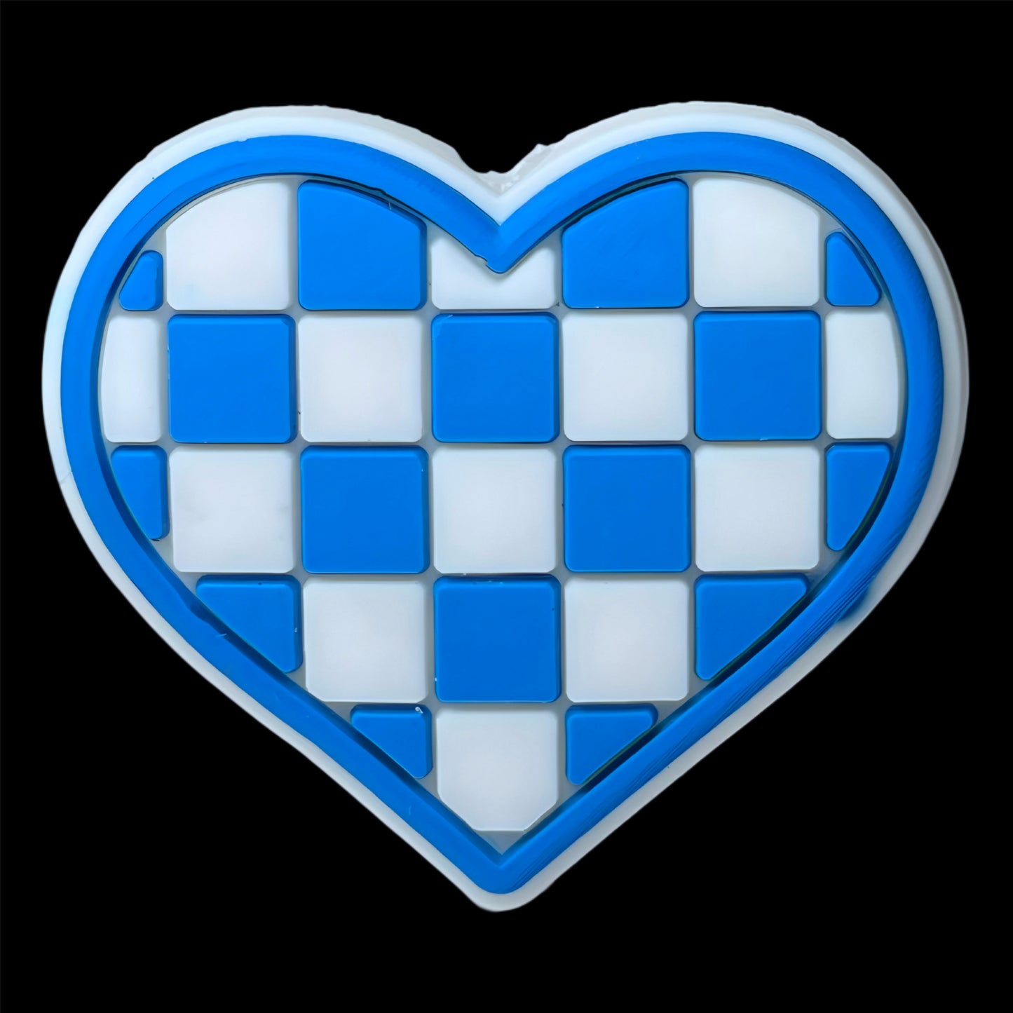 Checkered Heart Mix Focal