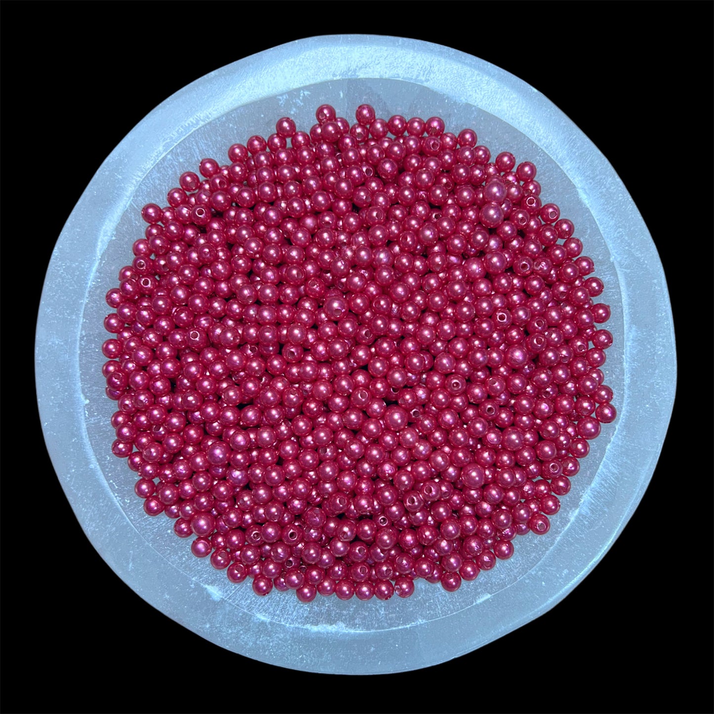 4mm Barbie Pink Pearl Beads (NFP)
