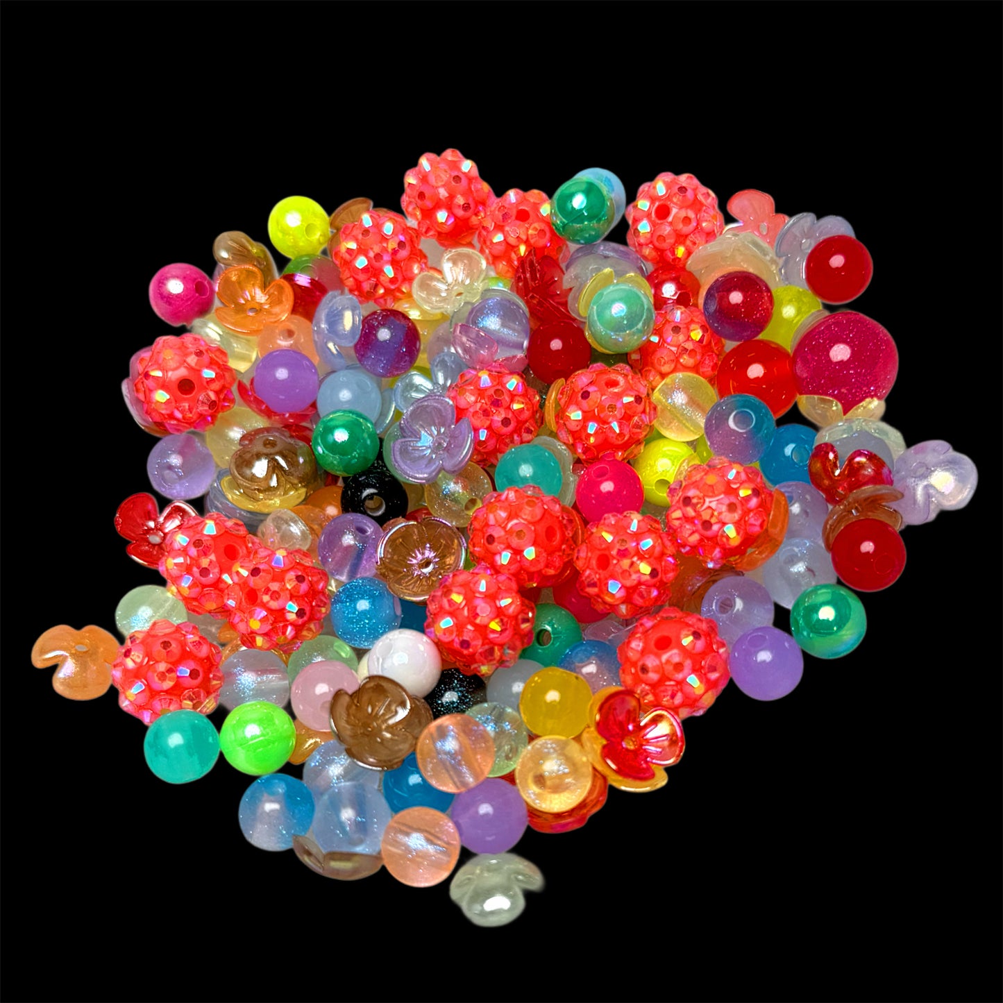 "Mixed" Acrylic Beads (NFP)