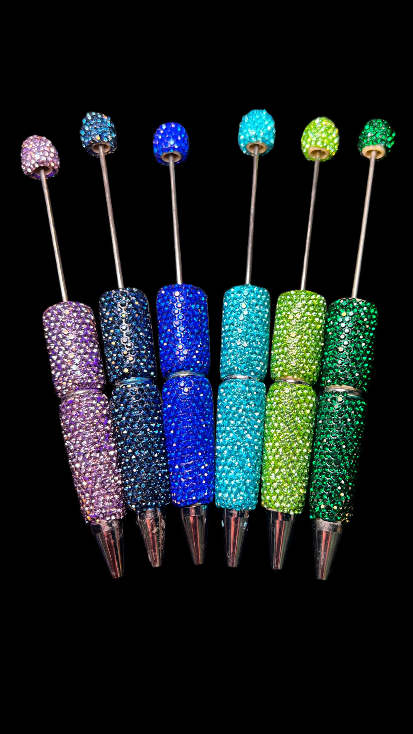 Fancy Rhinestone Bead-able Pens #3