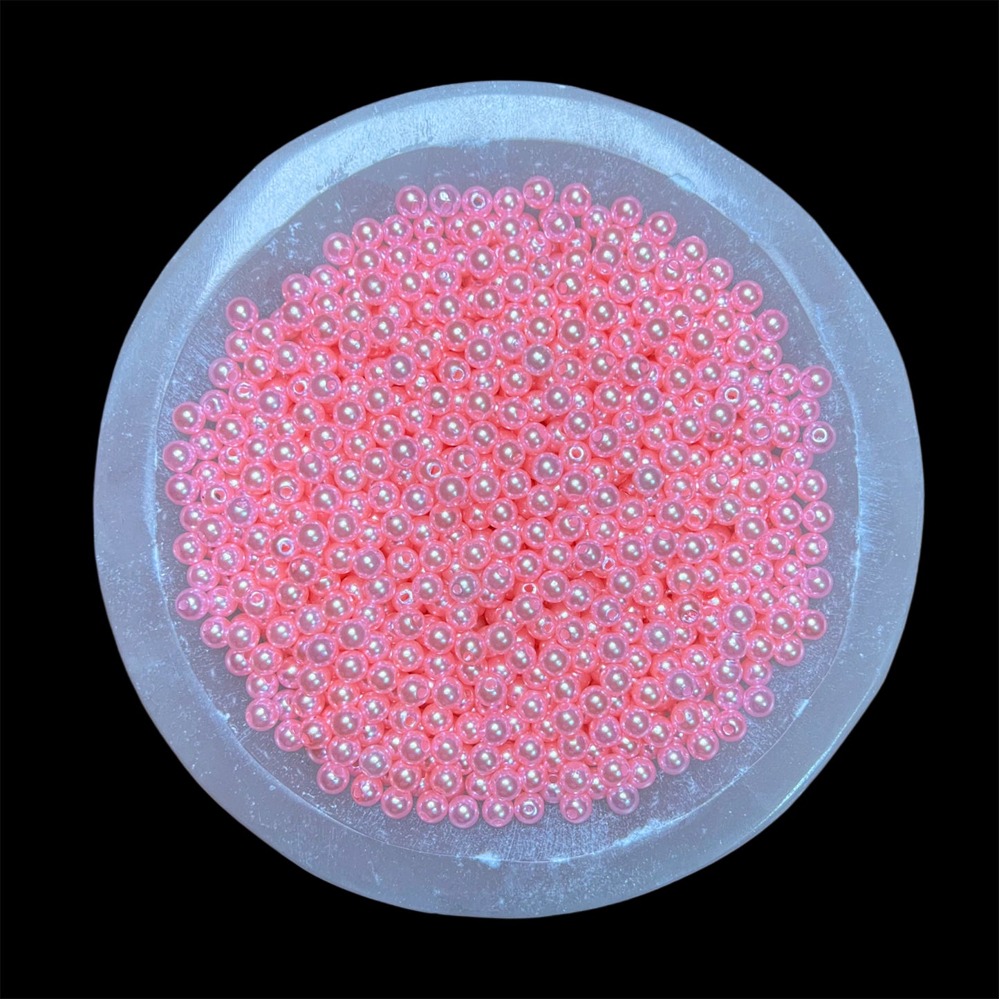 4mm Satin Pink Pearl Beads (NFP)