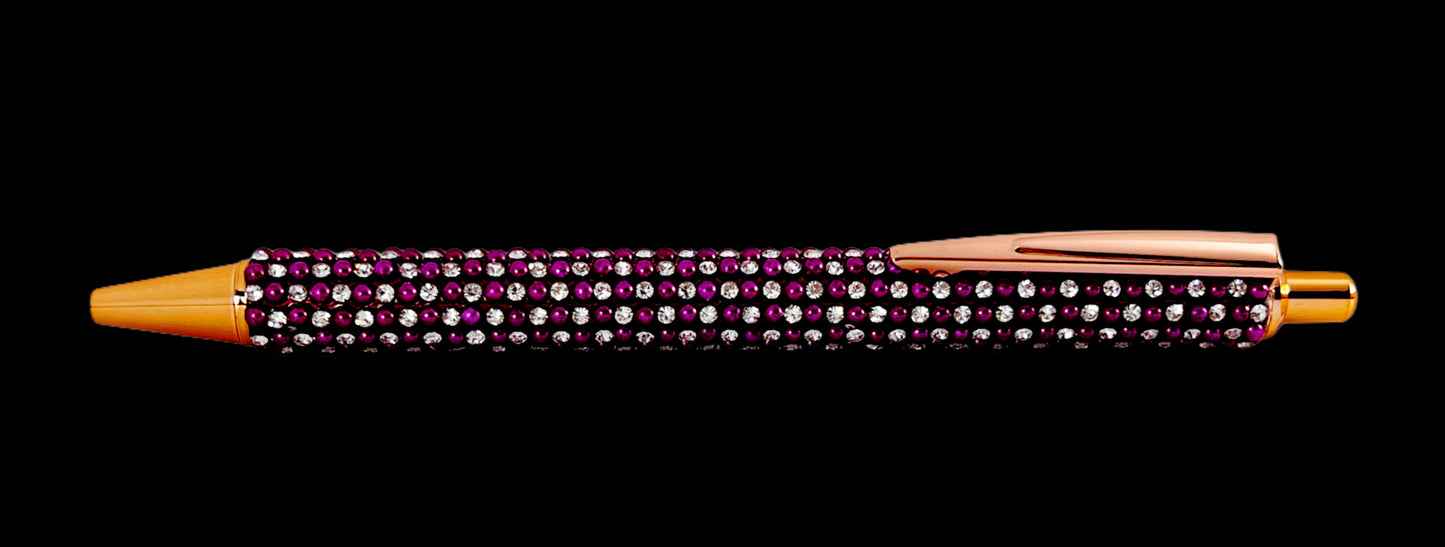 Pearl Rhinestone Pen