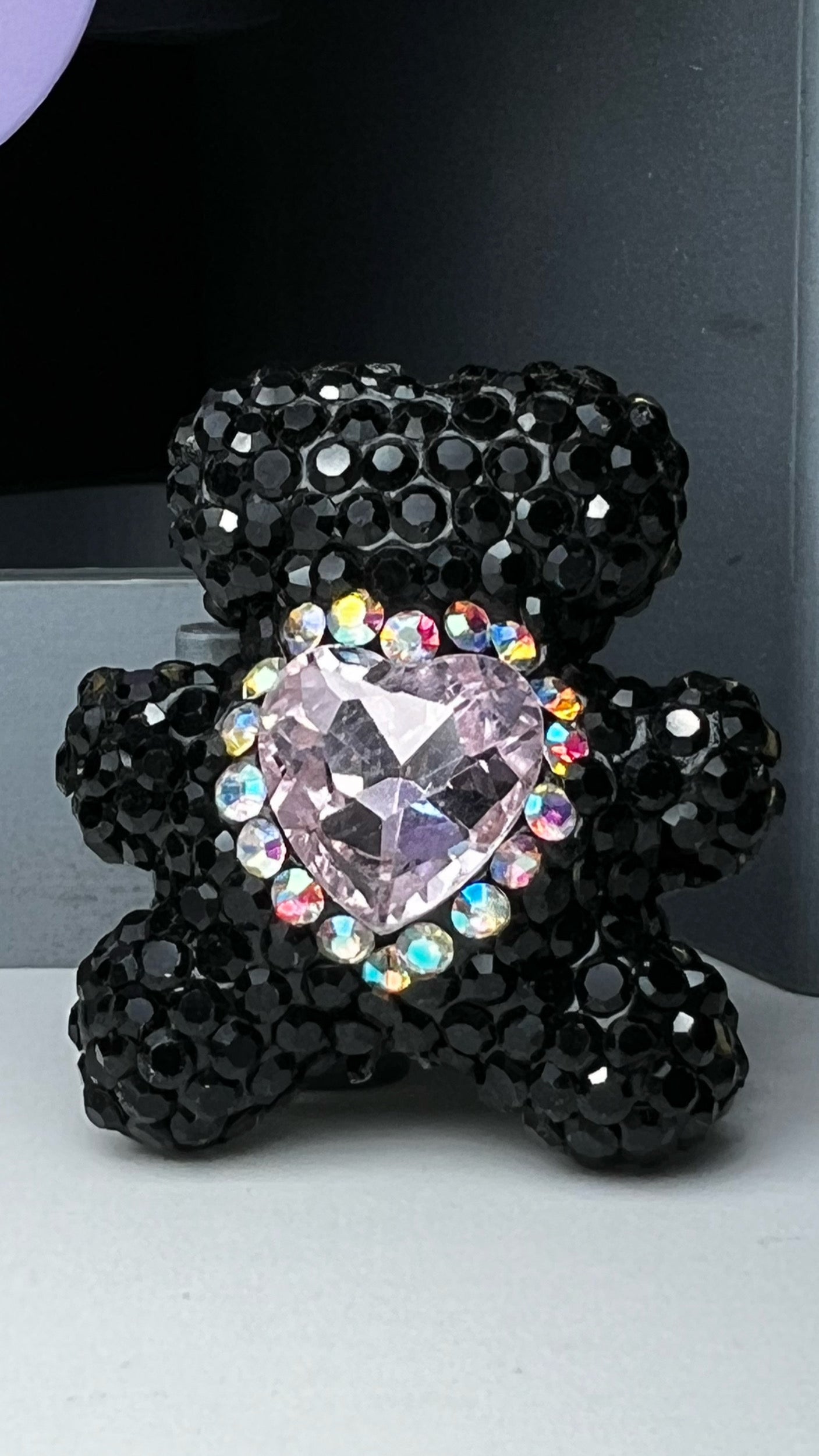 Teddy Bear Rhinestone Beads