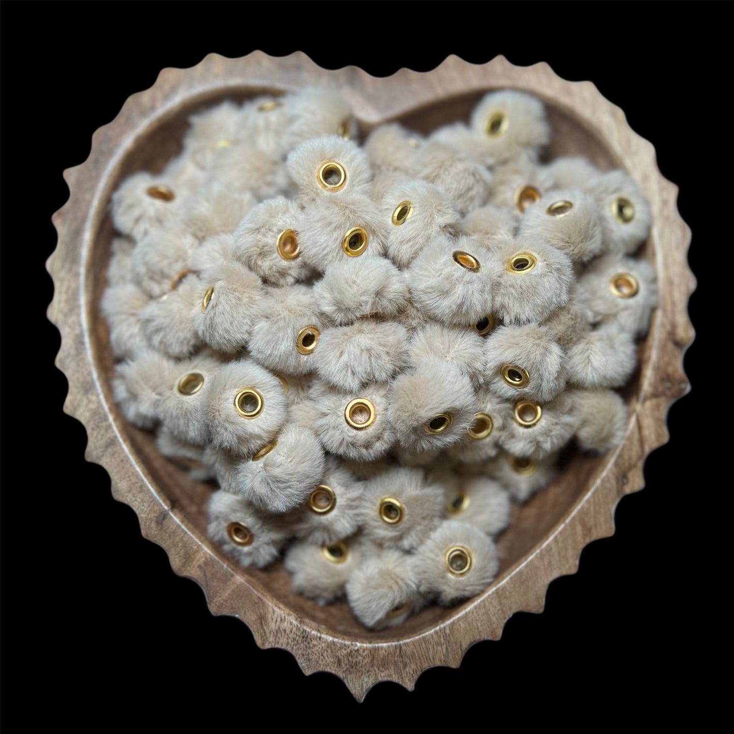 Fuzzy Spacer Beads