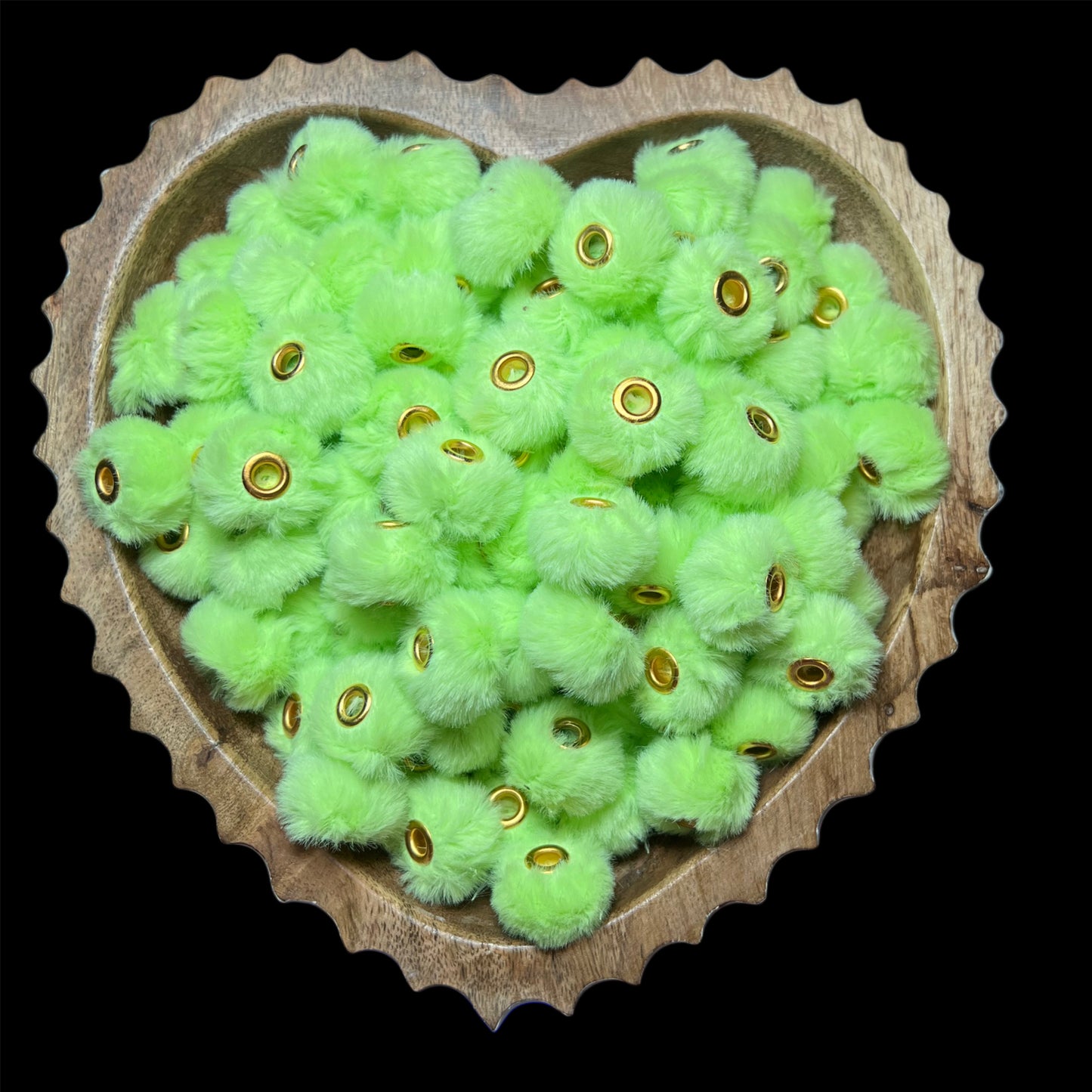 Fuzzy Spacer Beads
