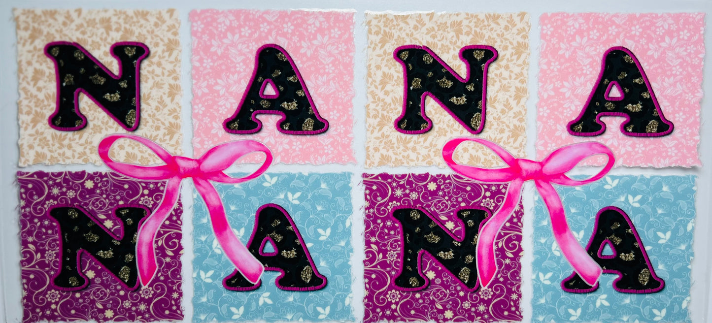 Family: Mamma, Nanna, Aunt | UV DTF 16oz Wrap