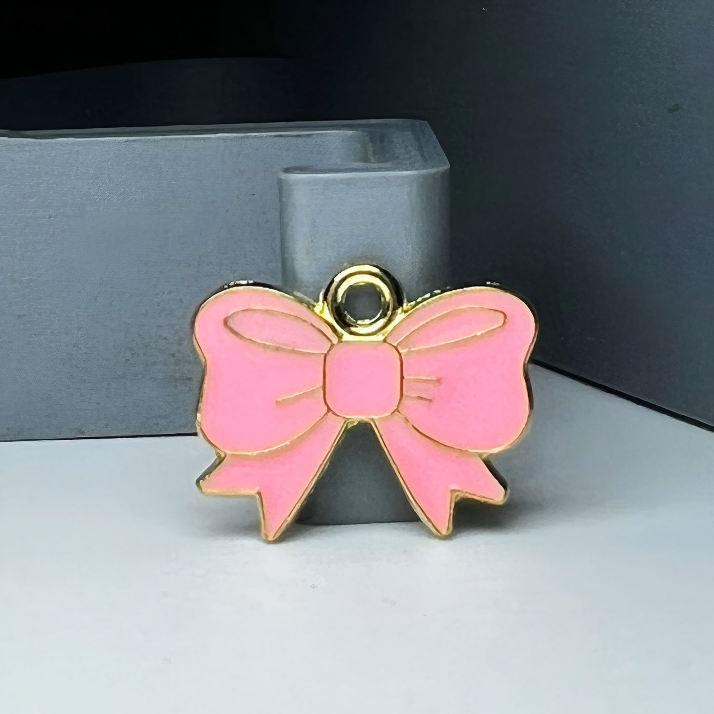 Gold Pink Bow