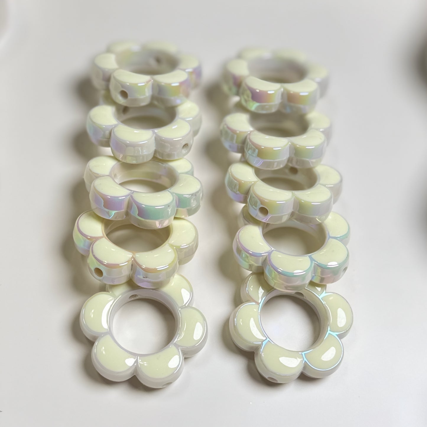 UV White Acrylic Flower Frames