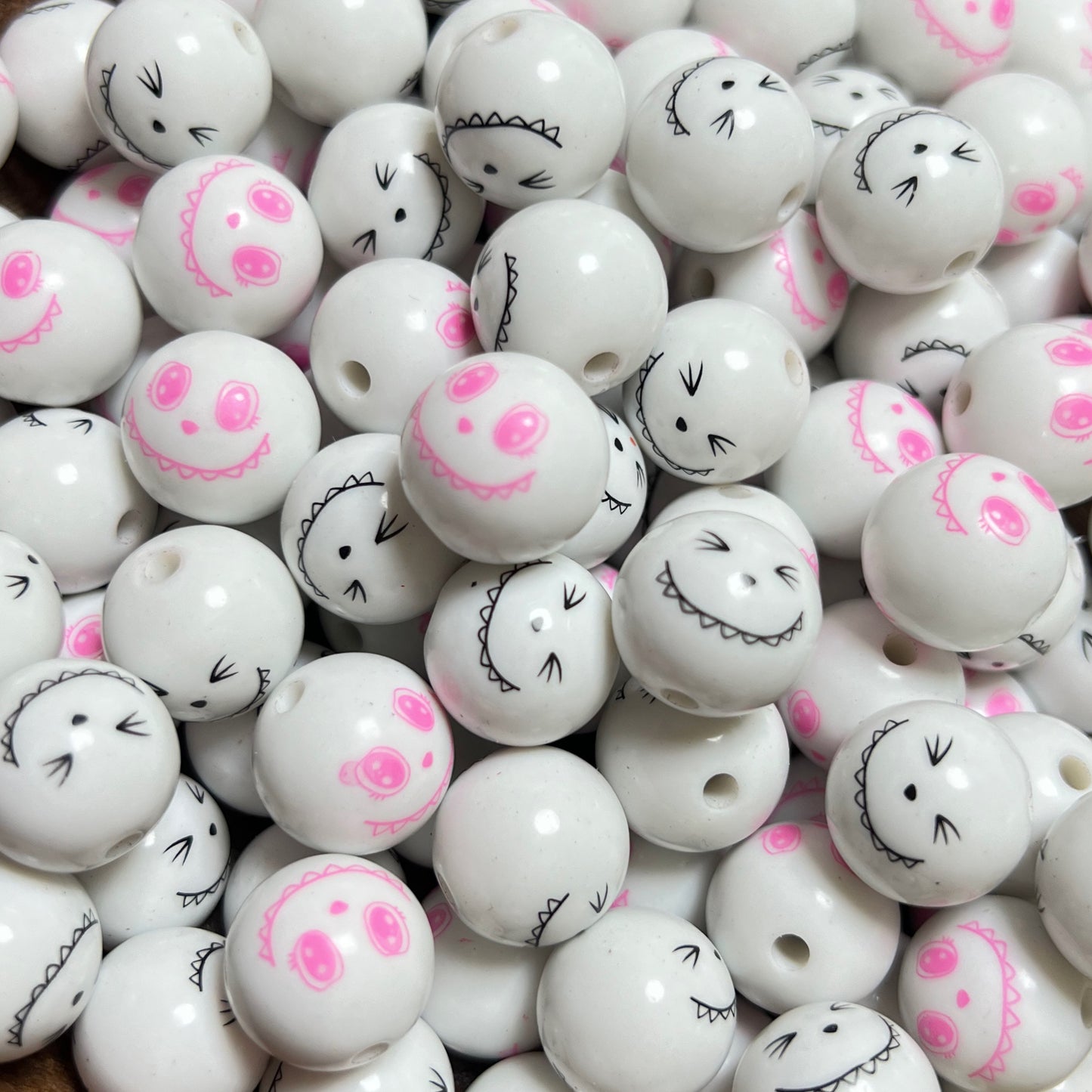 LaBubu Acrylic Printed Bead Mix