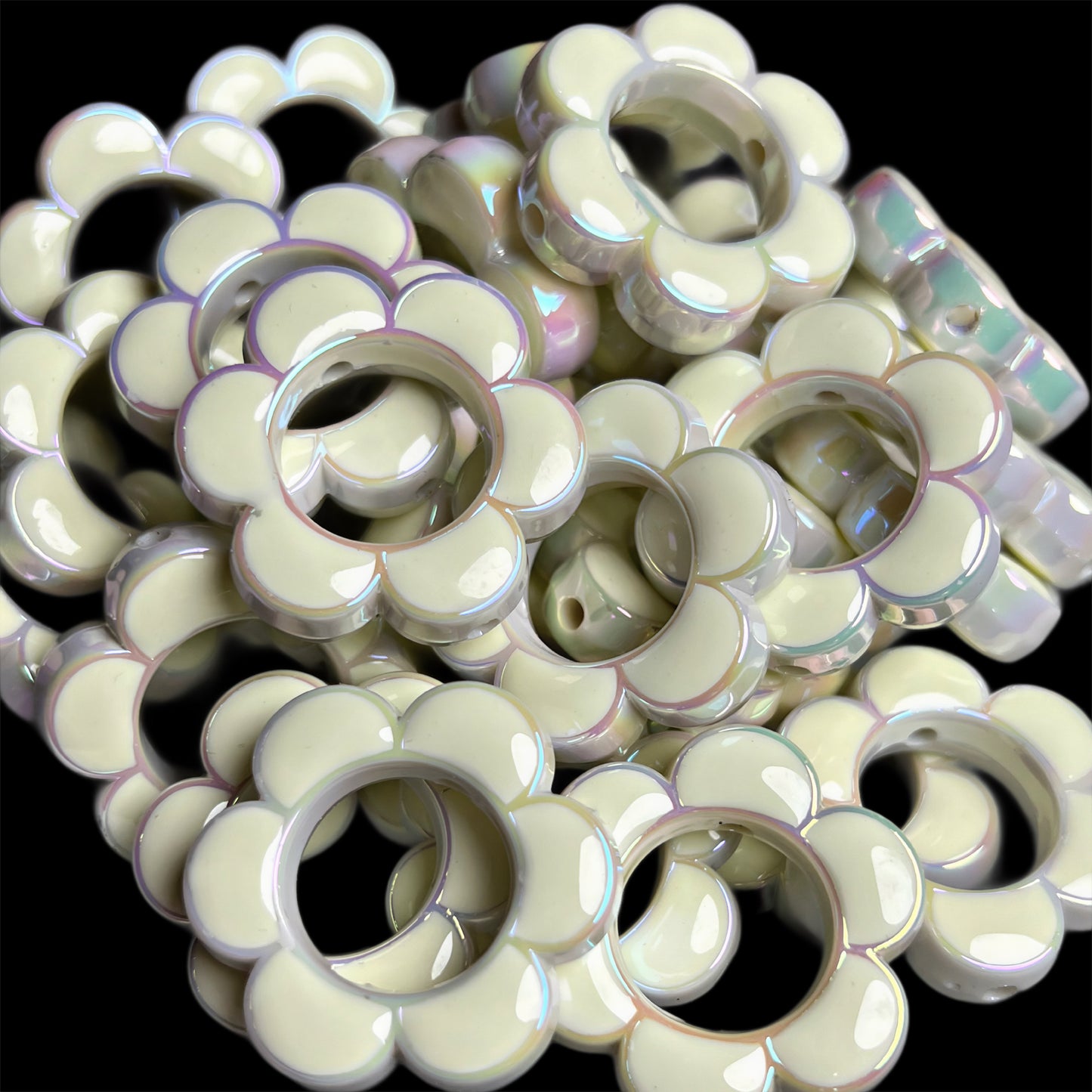 UV White Acrylic Flower Frames