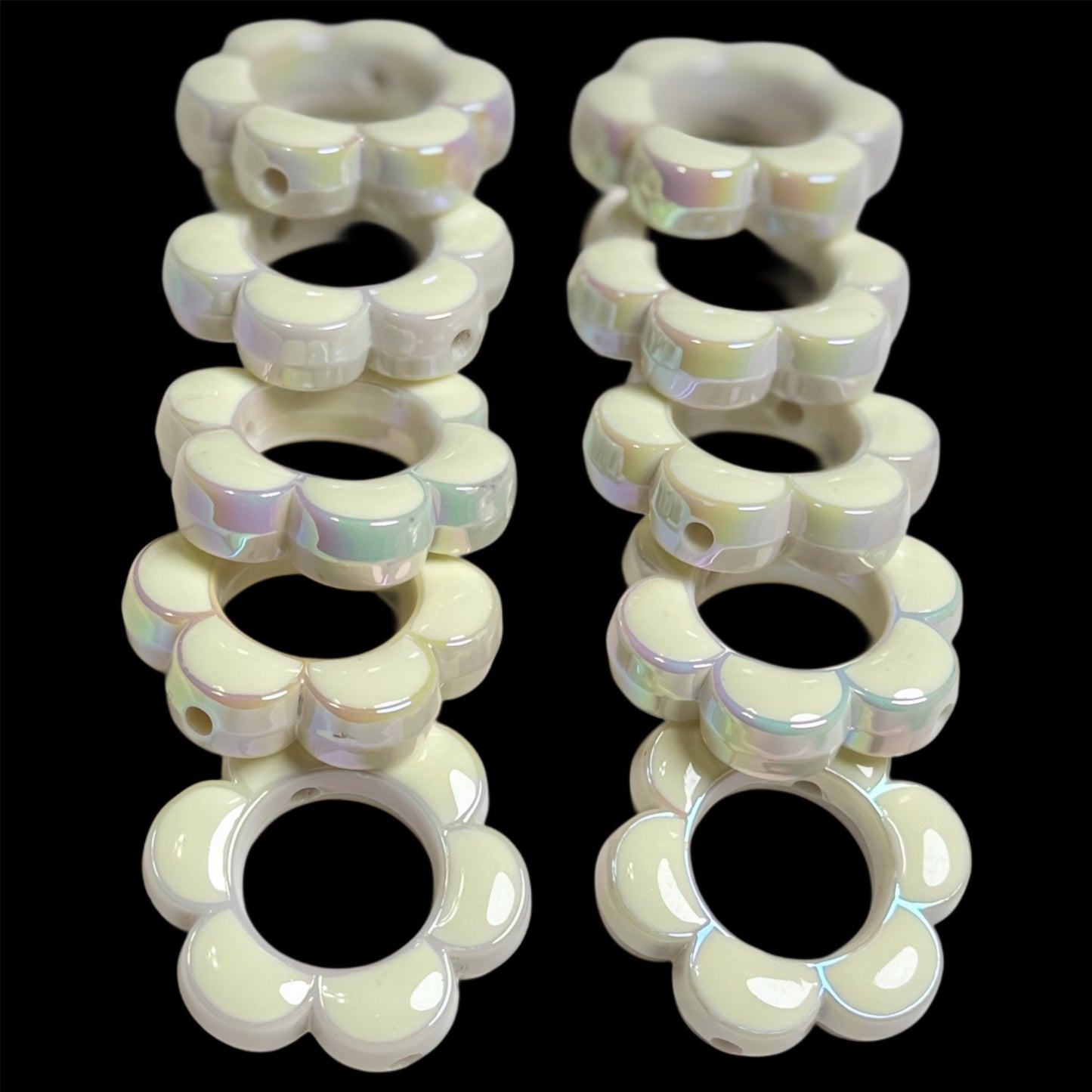 UV White Acrylic Flower Frames