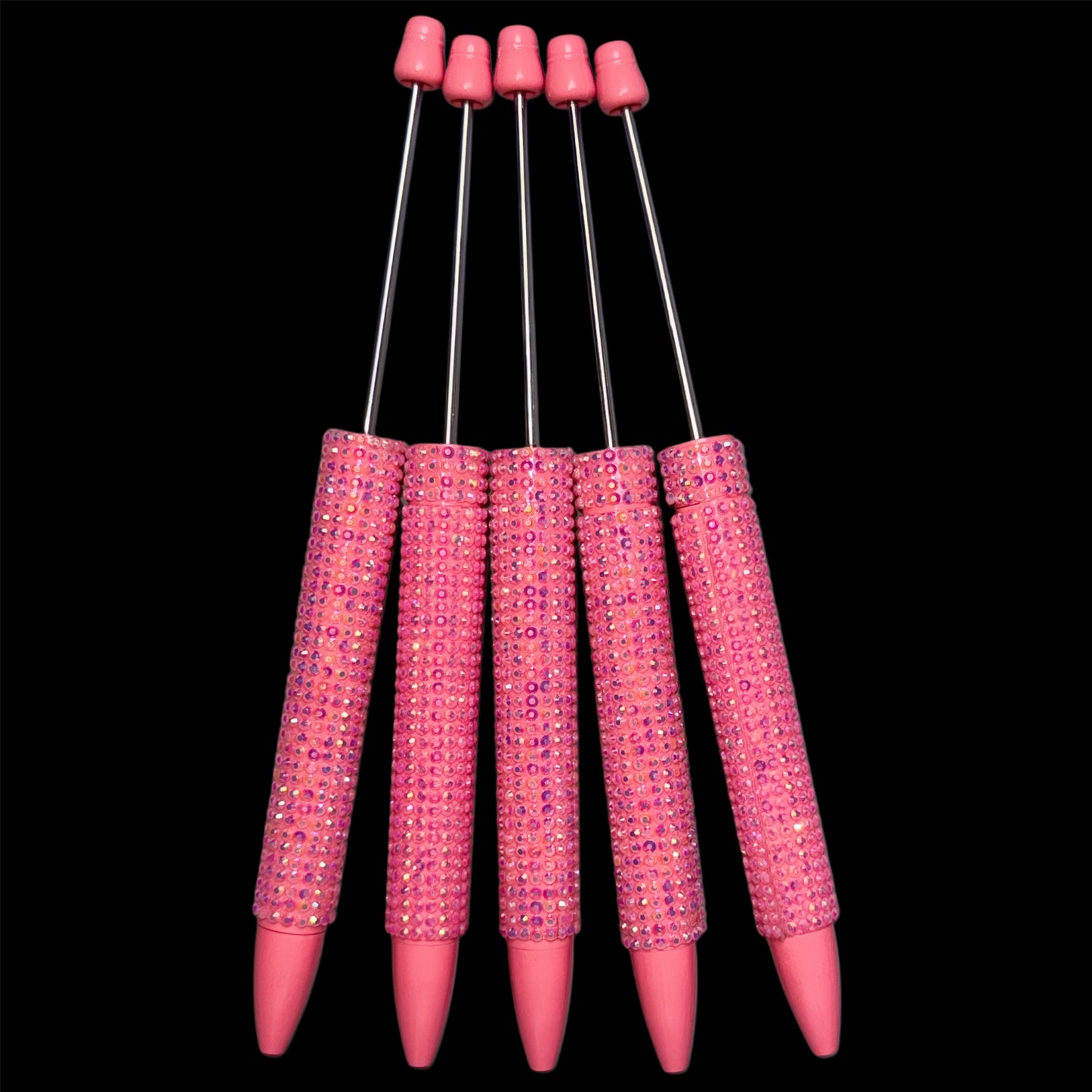 "Blush Pink" New Rhinestone Bead-able Pens