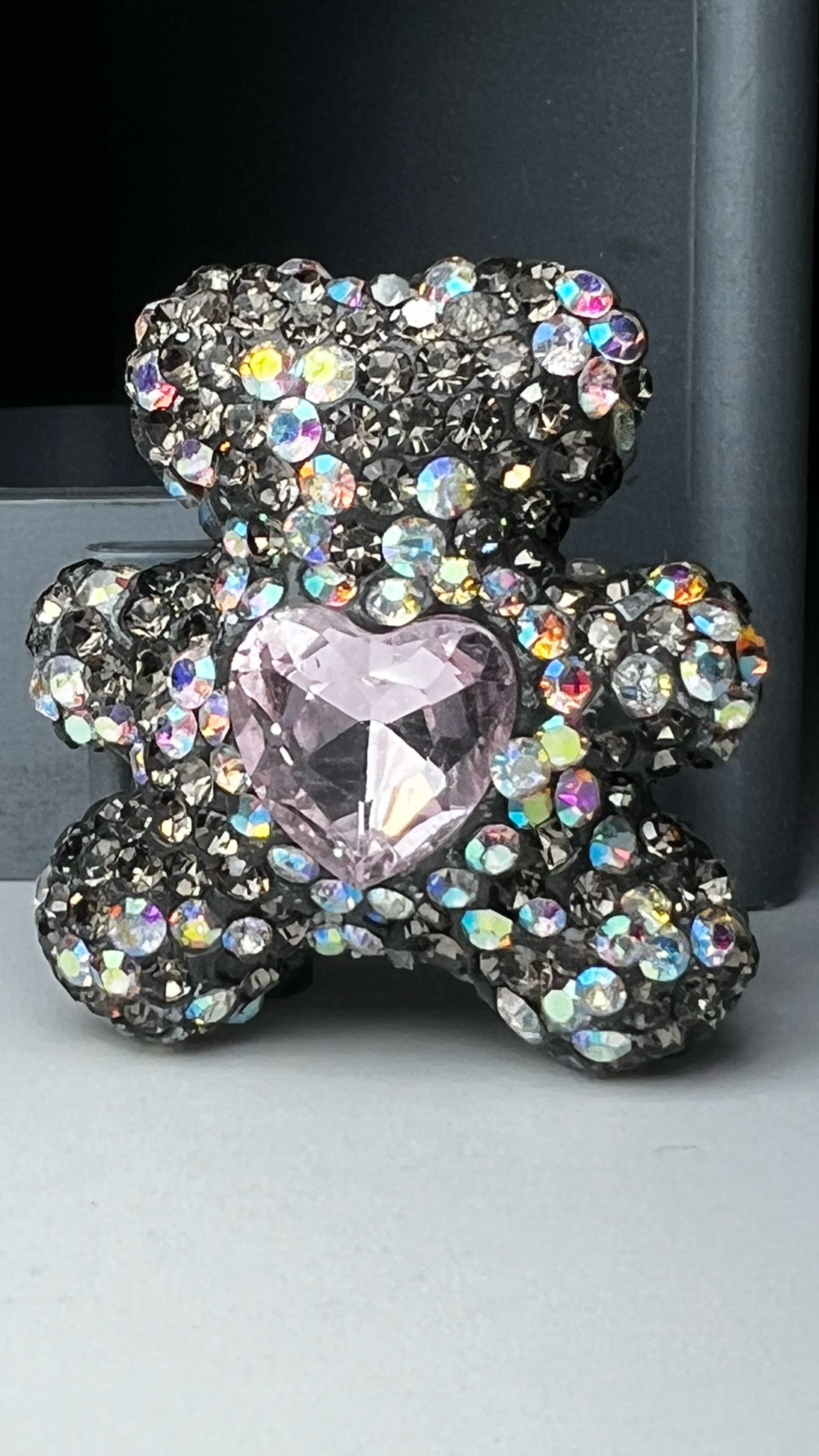 Teddy Bear Rhinestone Beads