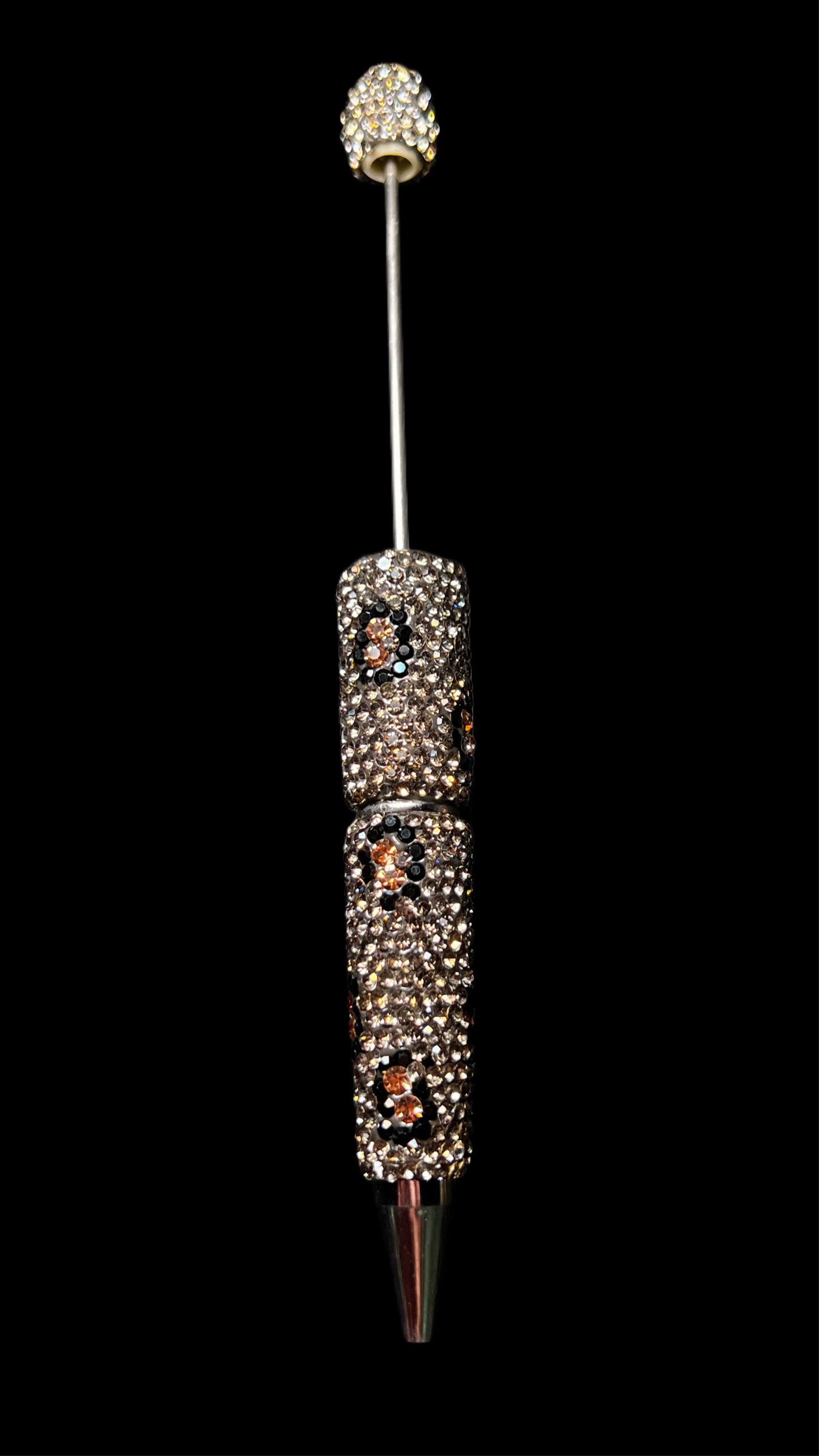 Fancy Cheetah Rhinestone Bead-able Pens