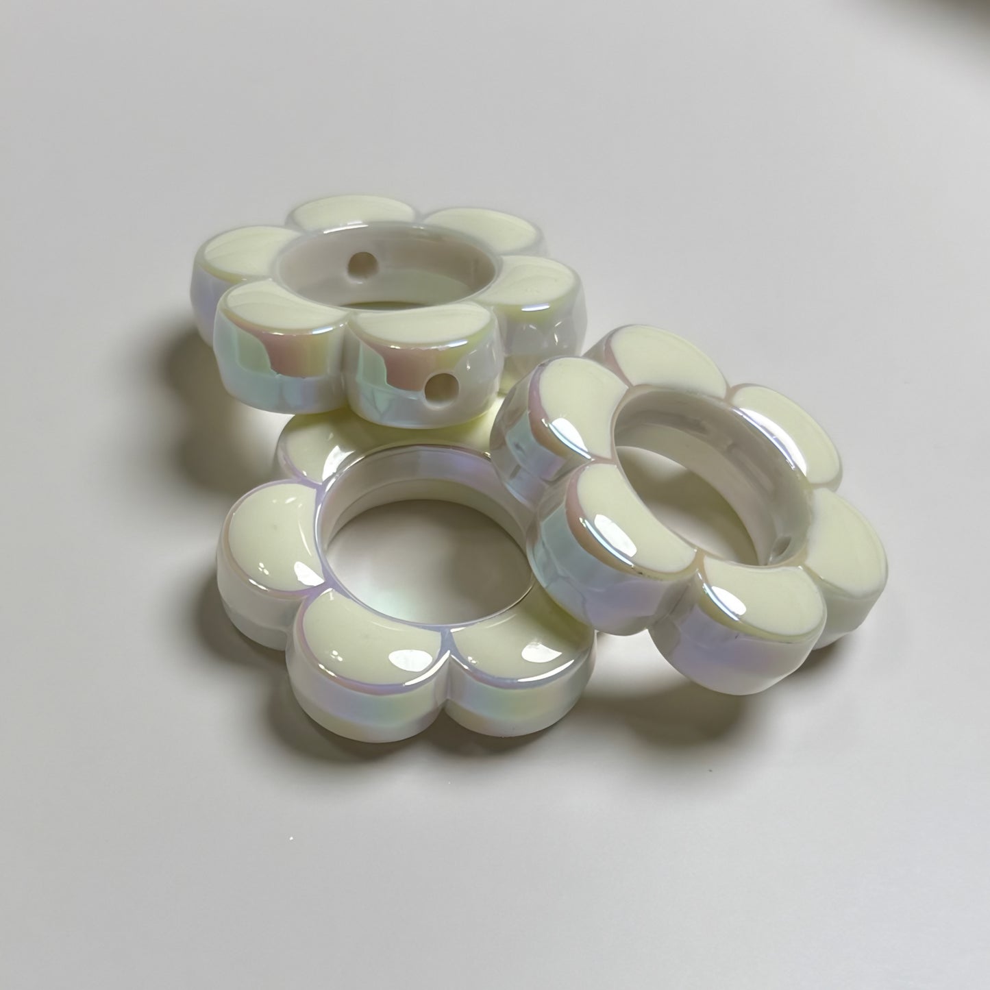 UV White Acrylic Flower Frames