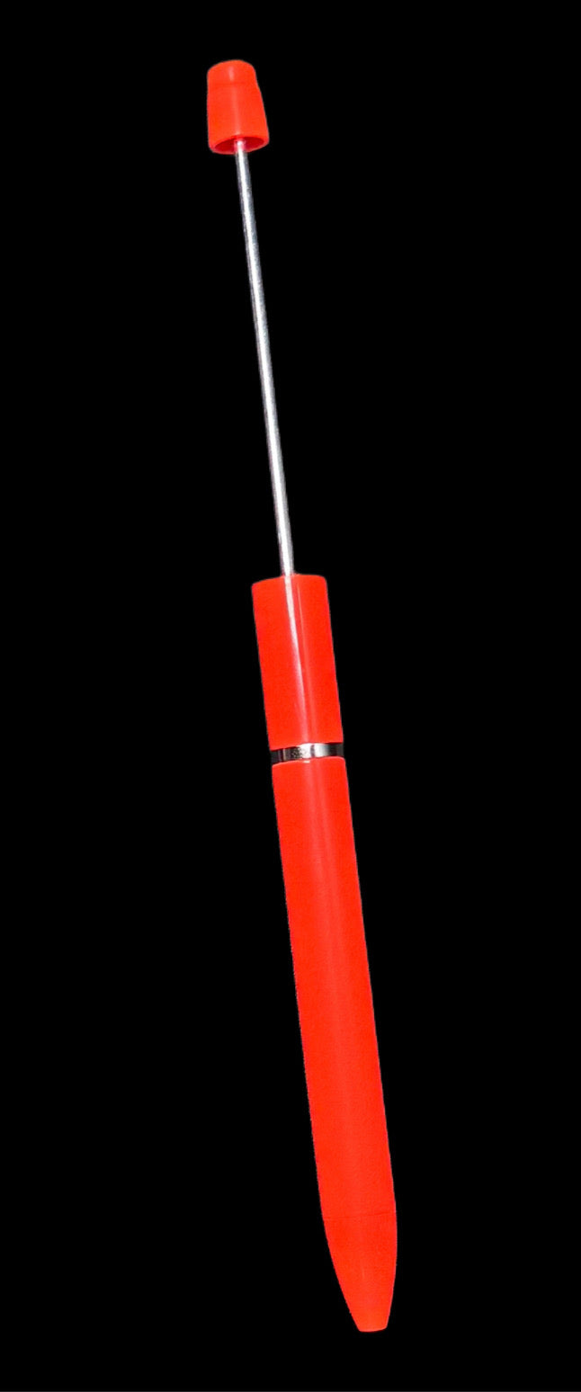 "Orange" Bead-able NEW Pen Design