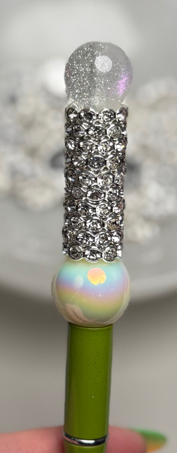 16mm Clear Wavy Bead Spacer