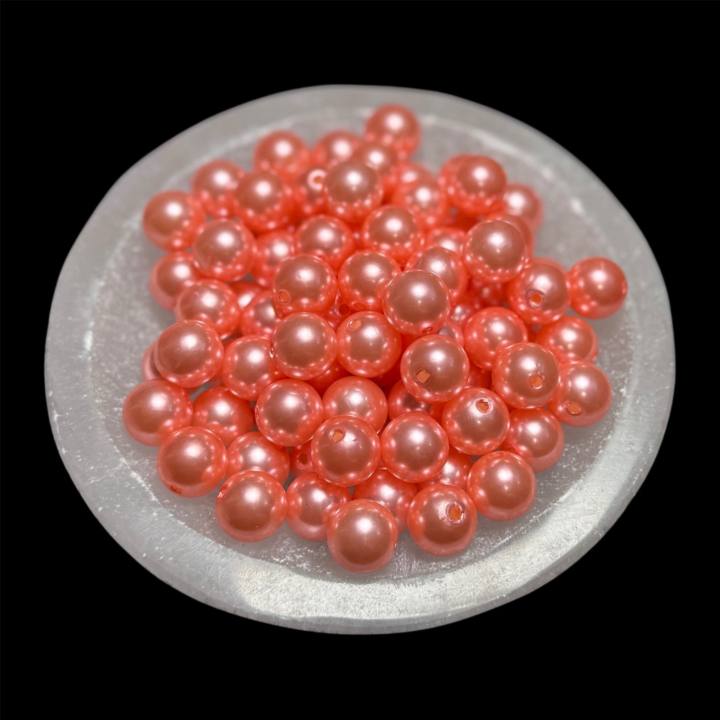 "Blush" Pearl Acrylic 16mm Bead