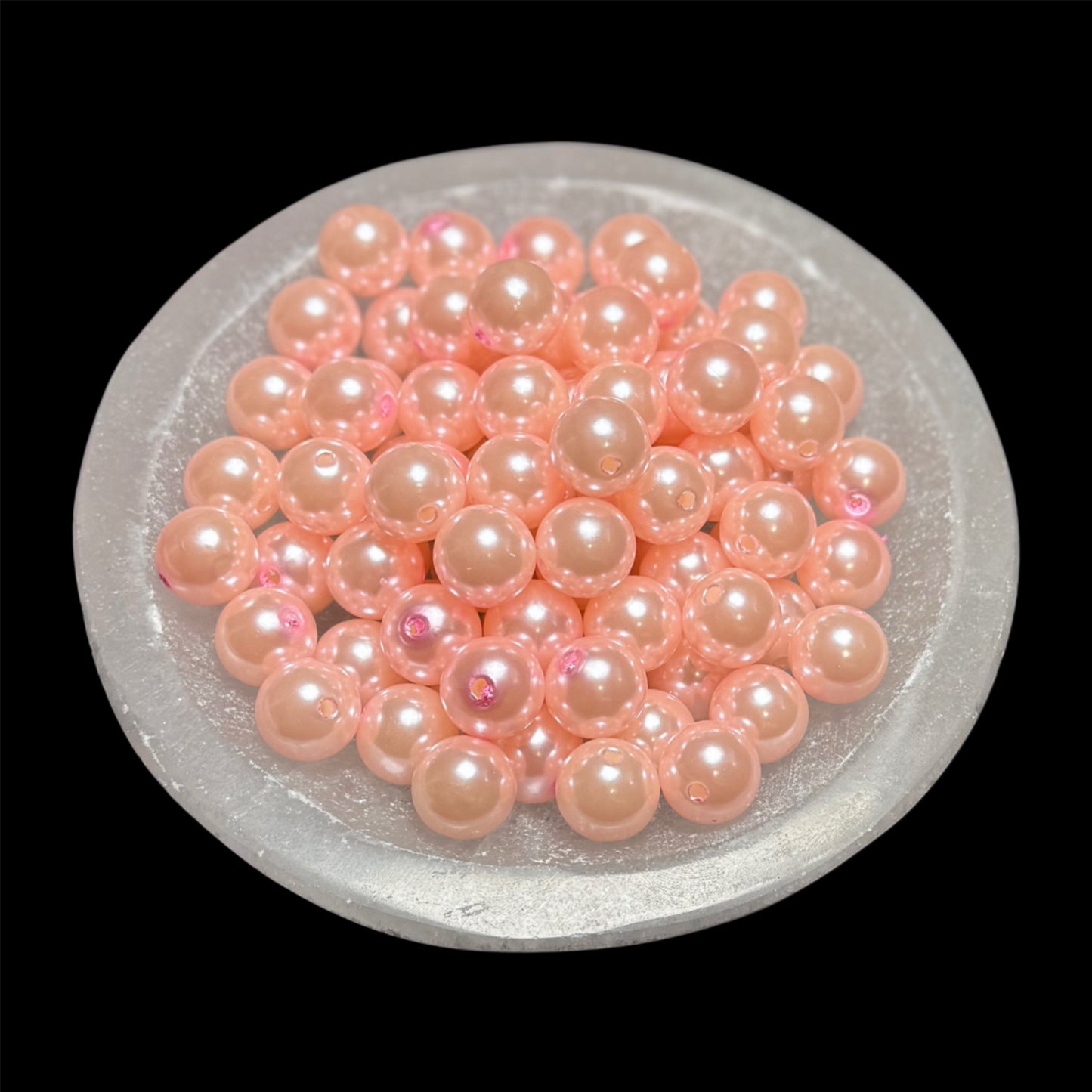 "Ballet Pink" Pearl Acrylic 16mm Bead