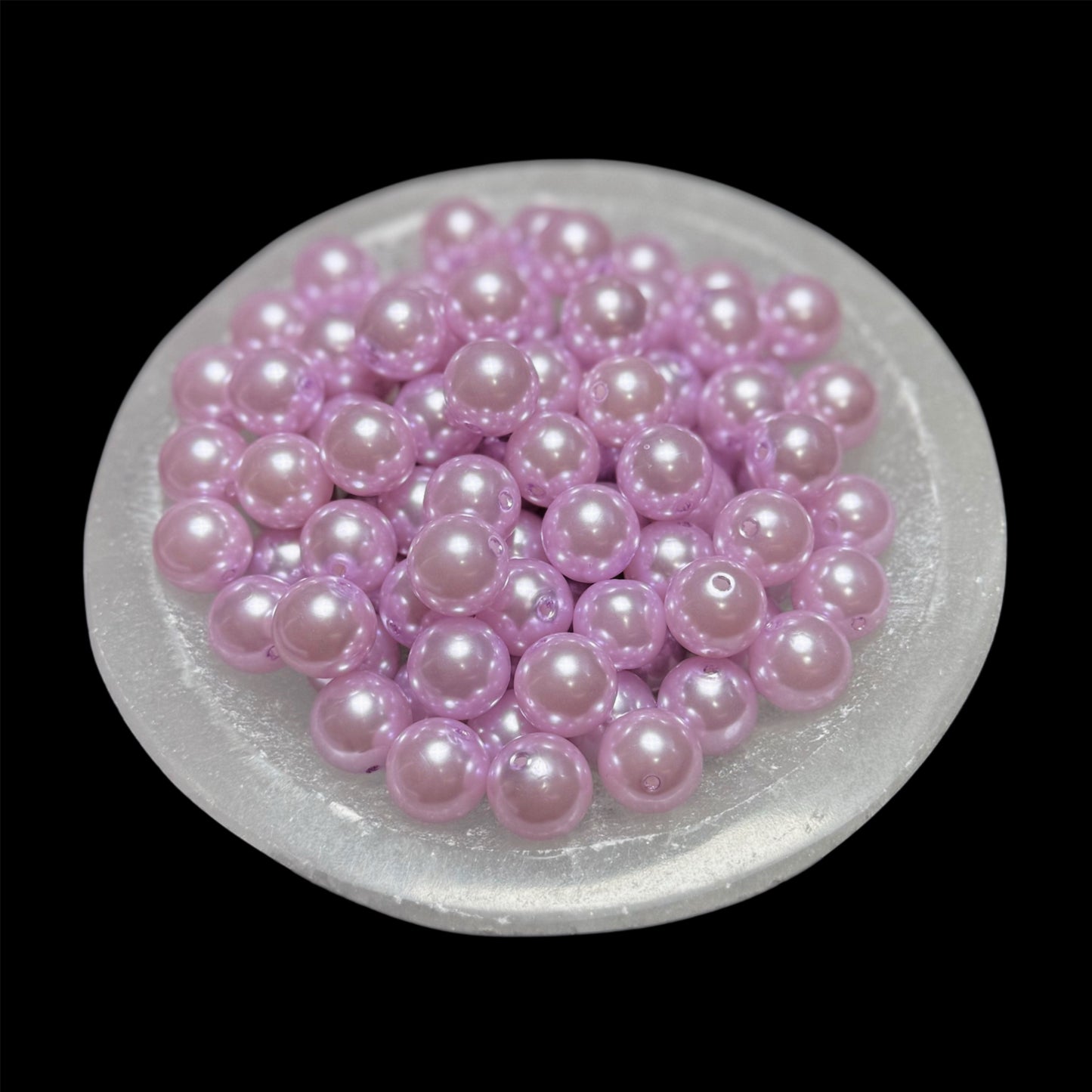 "Lavender" Pearl Acrylic 16mm Bead