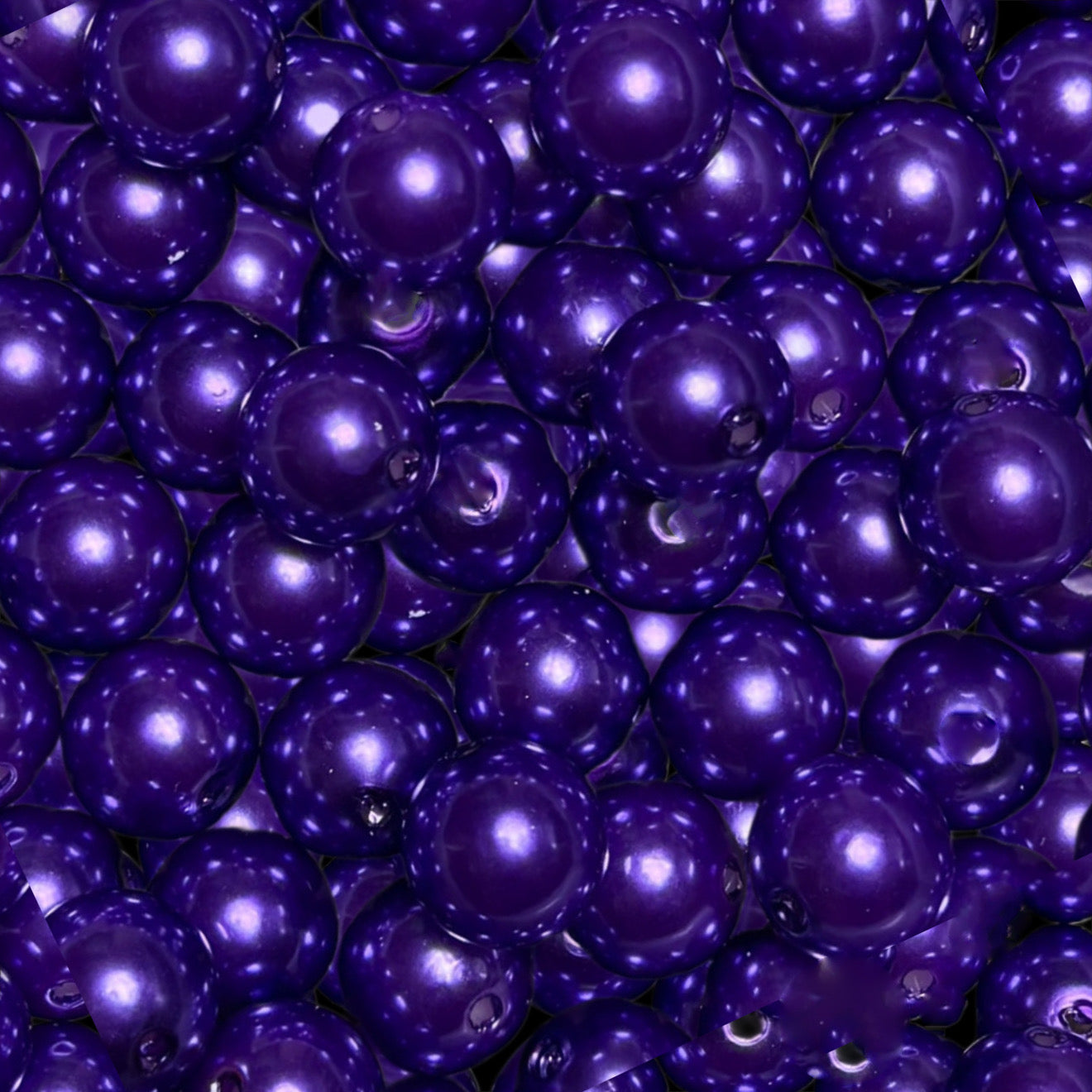 "Purple" Pearl Acrylic 16mm Bead
