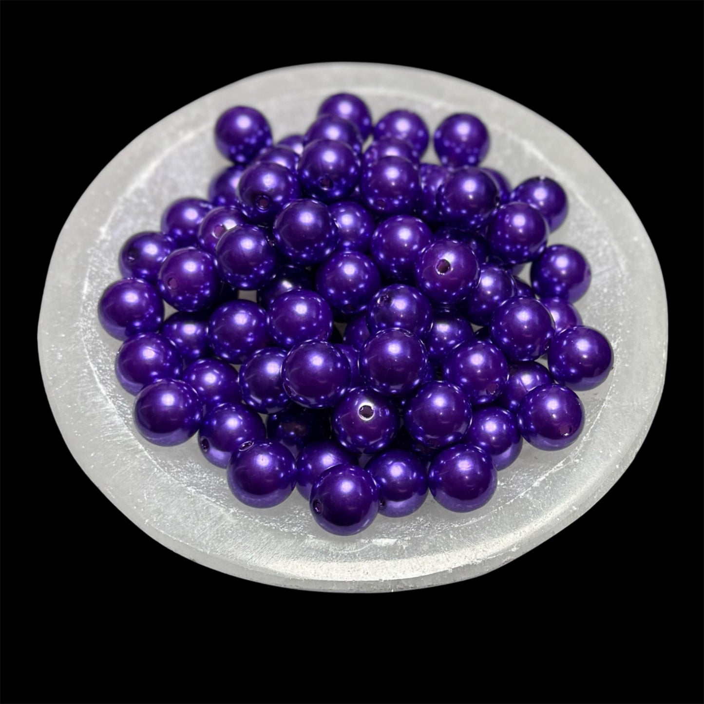 "Purple" Pearl Acrylic 16mm Bead