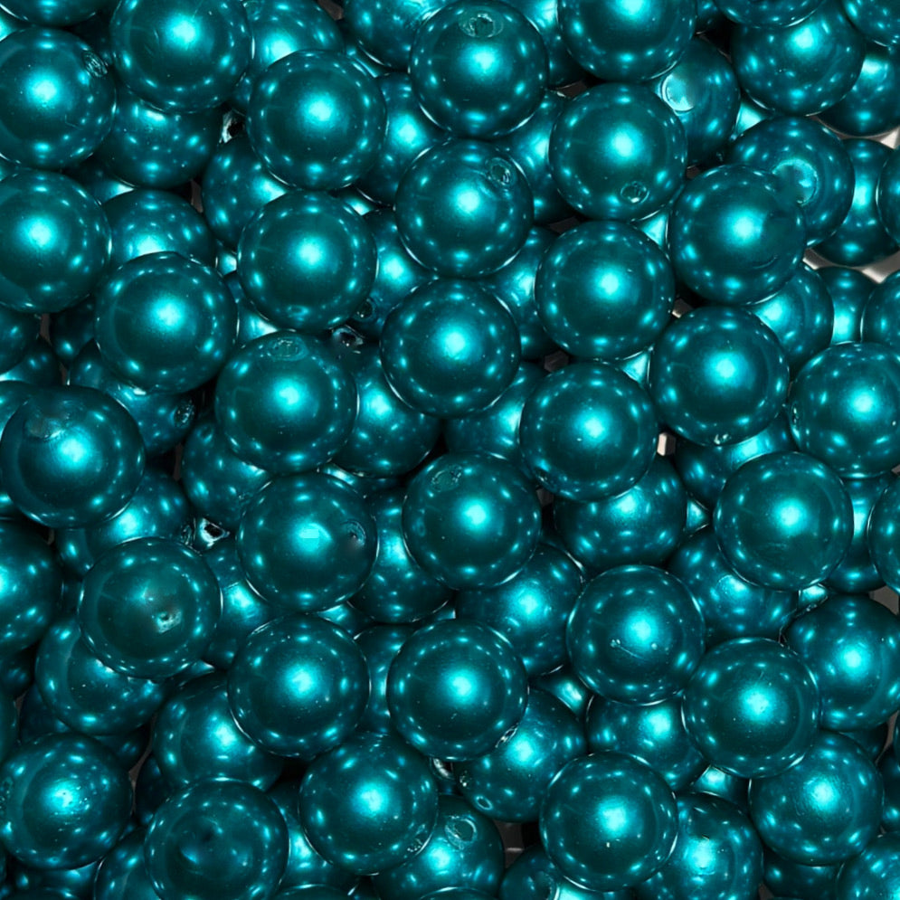 "Aqua" Pearl Acrylic 16mm Bead